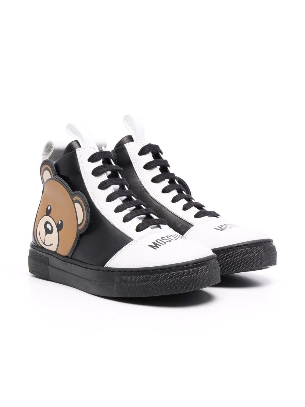 Moschino High Sneakers With Application