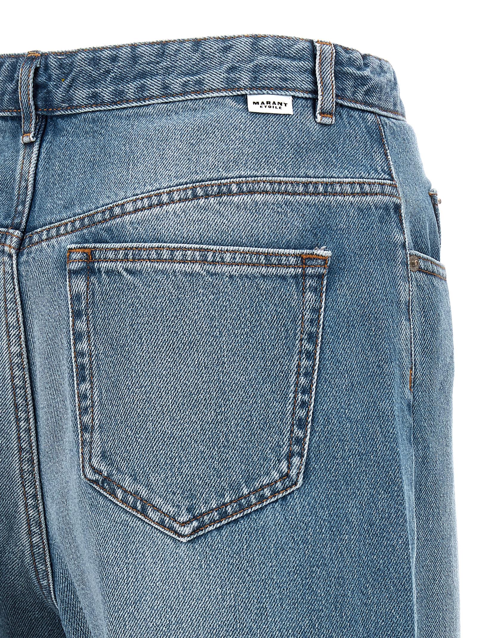 Shop Isabel Marant Étoile Corsy Jeans In Light Blue