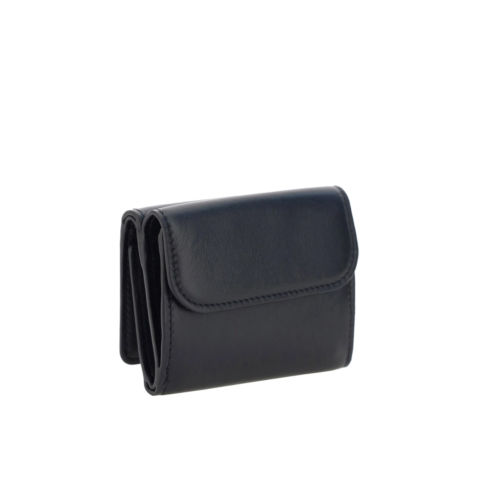 Shop Chloé Leather Wallet In Black