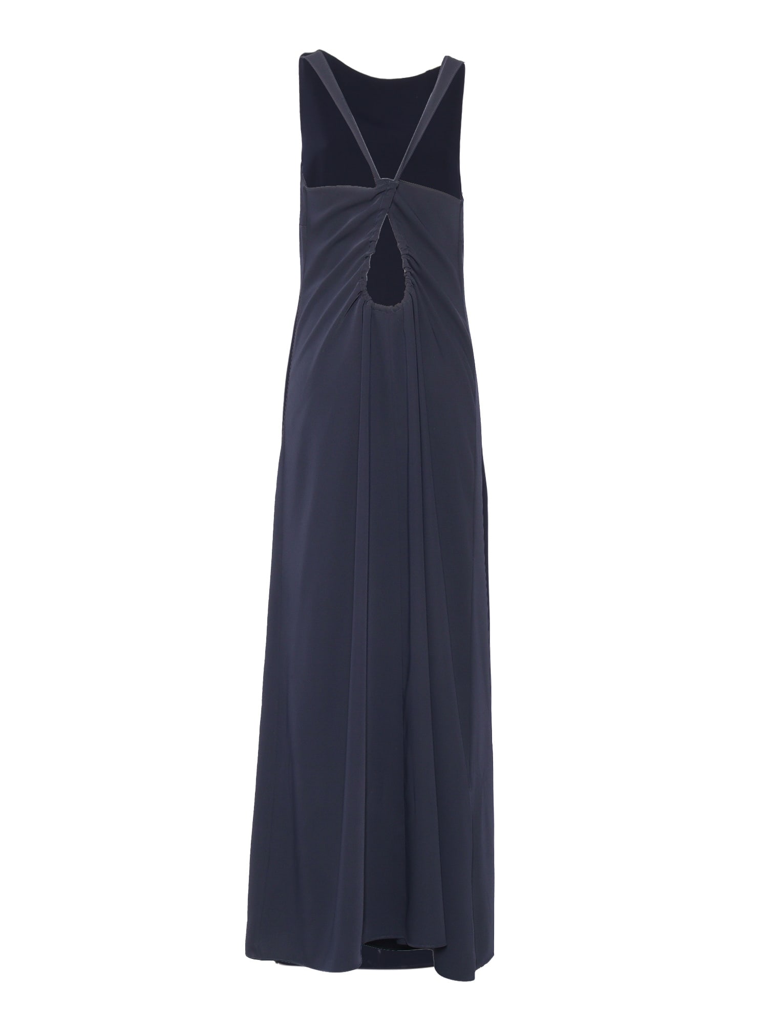 P.a.r.o.s.h Sleeveless Maxi Dress With Unique Cut-out Detail