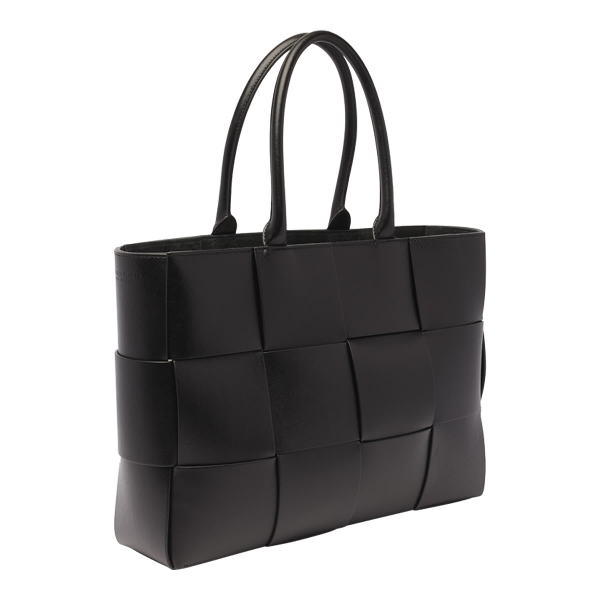 Shop Bottega Veneta Arco Tote Bag In Black