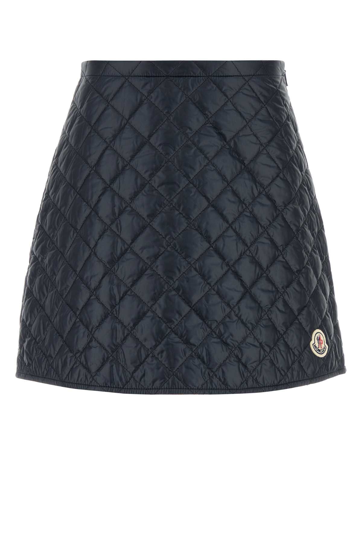 Midnight Blue Nylon Mini Skirt