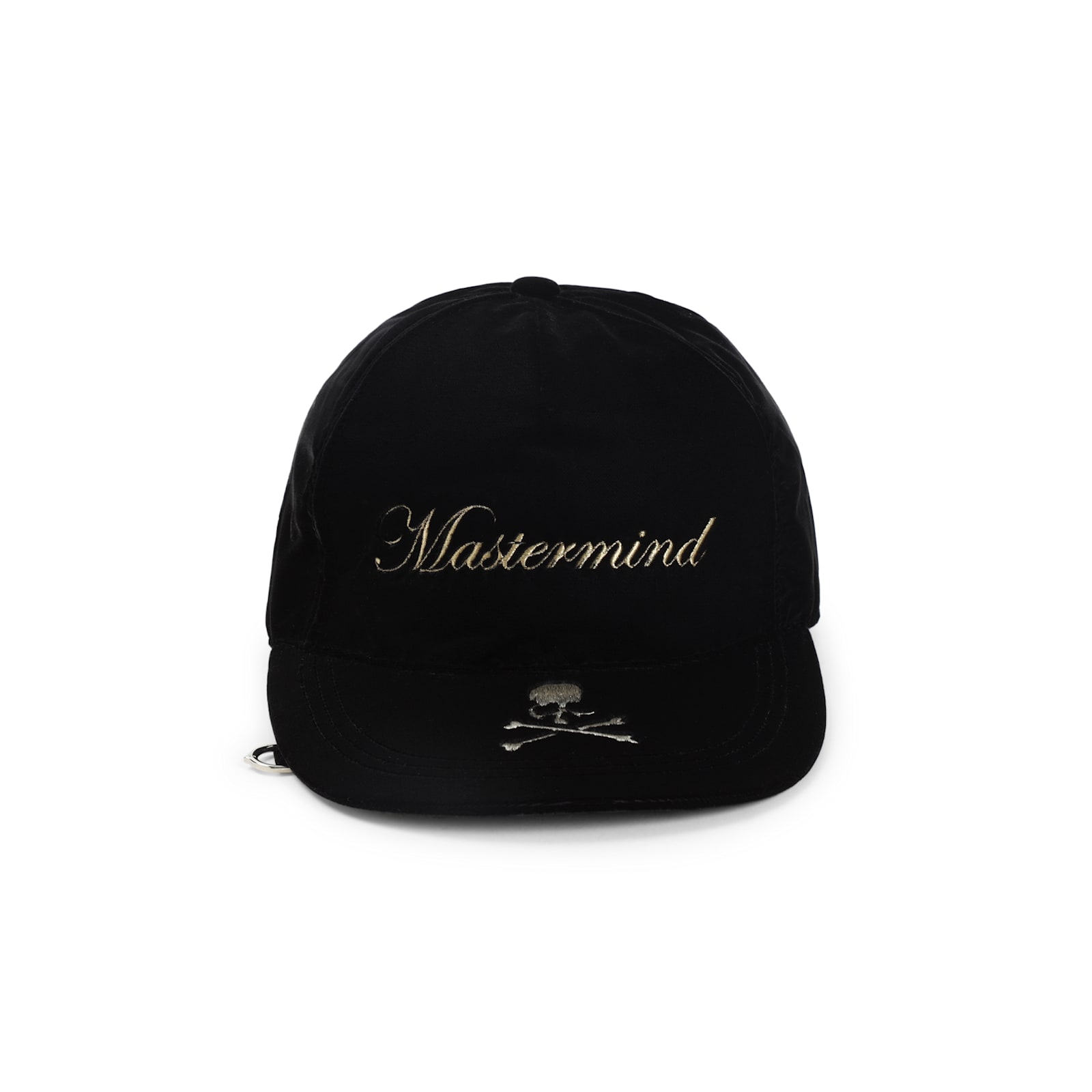 Mastermind Japan Soft Fabric Cap Curved Brim In Black