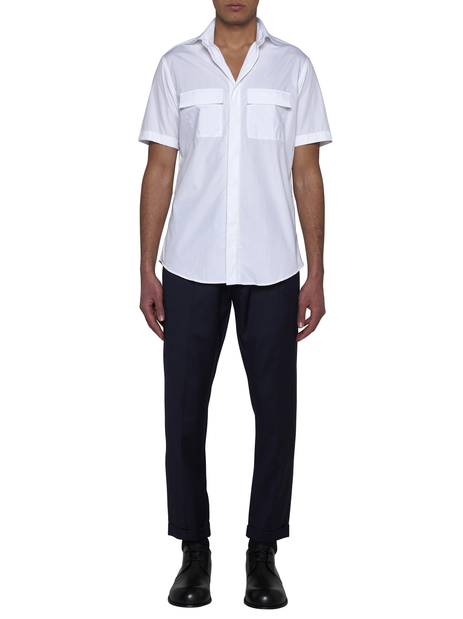 Shop Low Brand Shirt In White