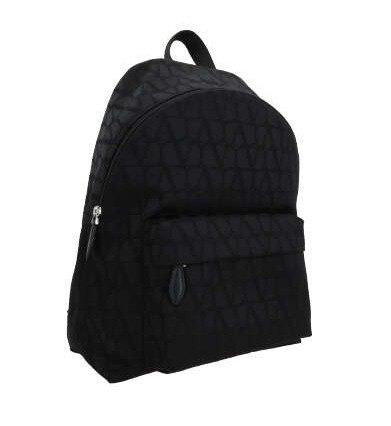 Valentino Toile Iconographe Zip-up Backpack In Black