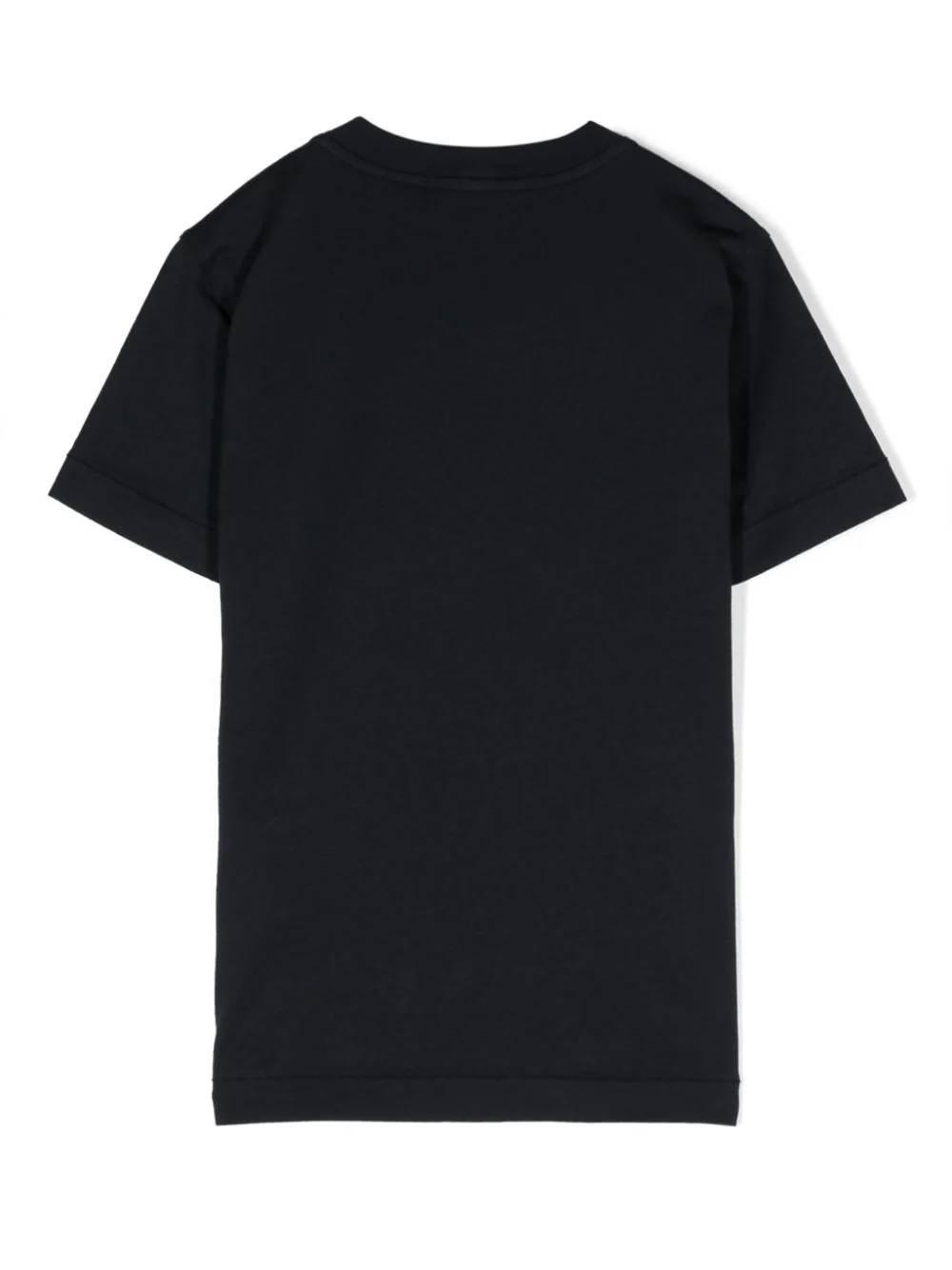 Stone Island T-shirt Con Logo In Blue