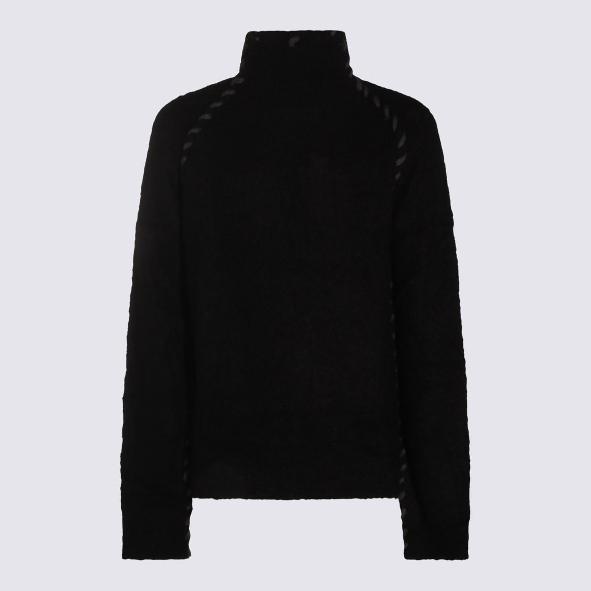 Thom Krom Braided-detail Sweater In Black