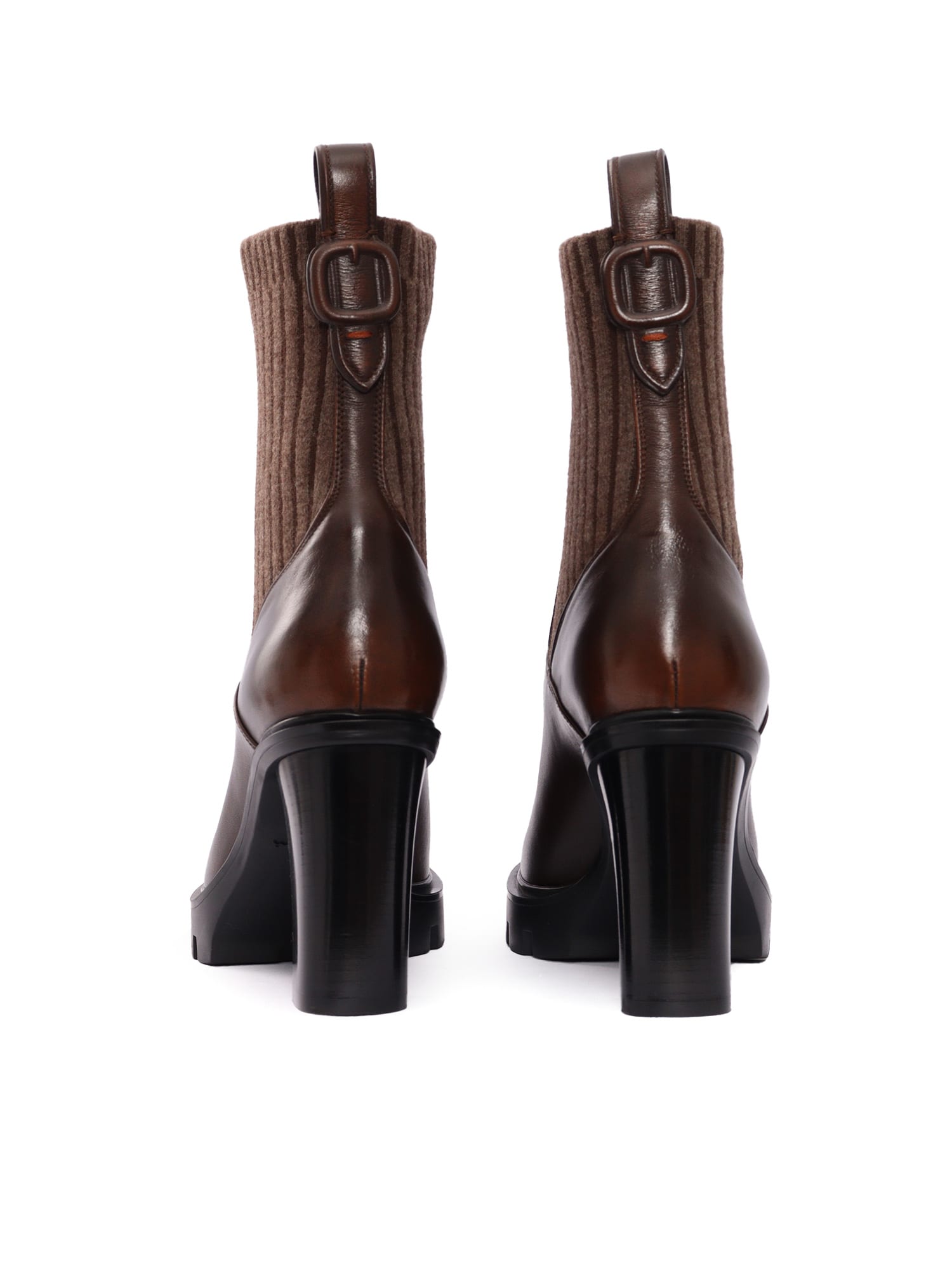 Santoni M/w - Ankle Boot,roccia In Brown