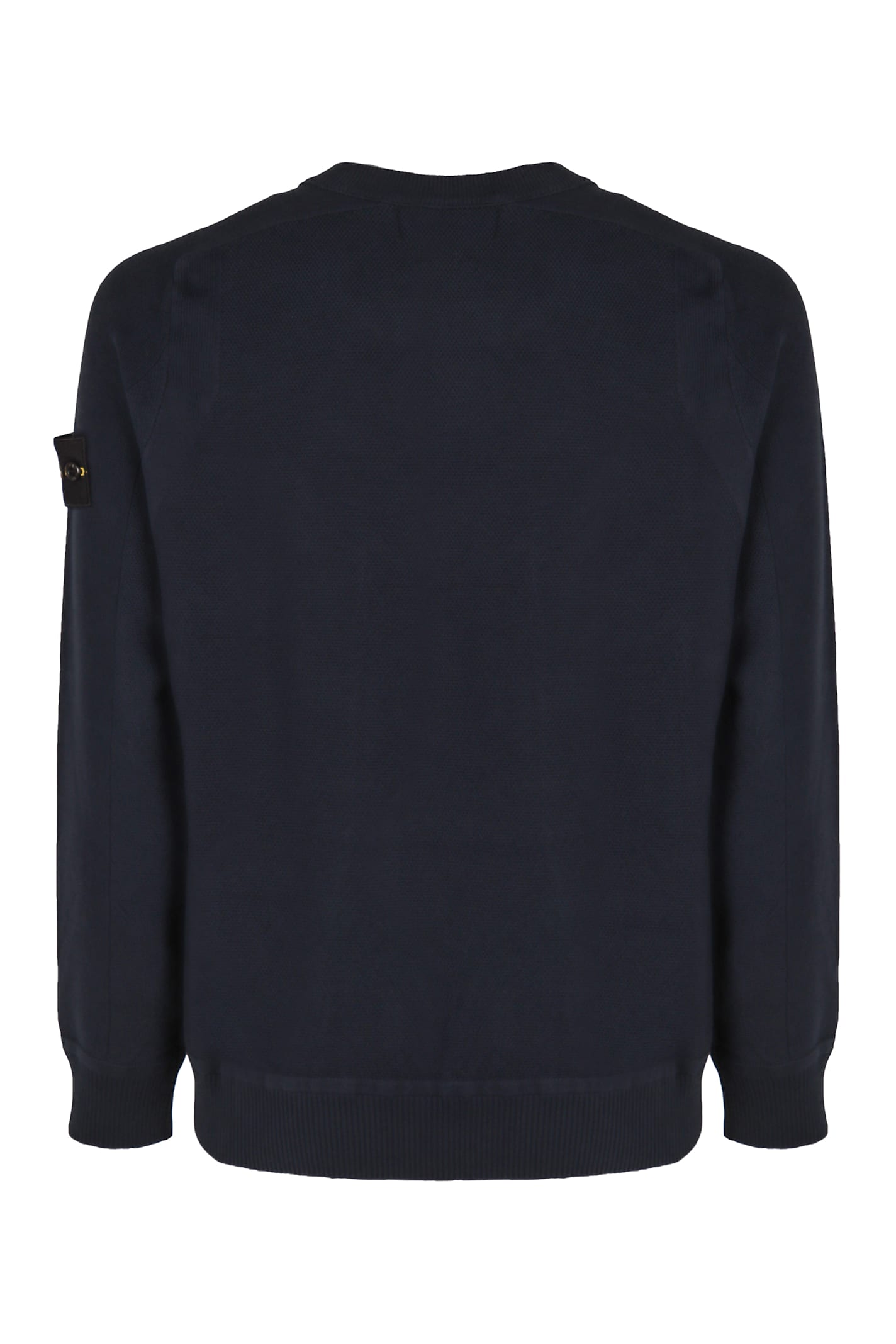 Stone Island Cotton Sweatshirt In Blue