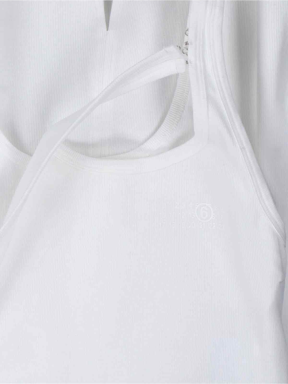 Shop Mm6 Maison Margiela Mini Sheath Dress In White