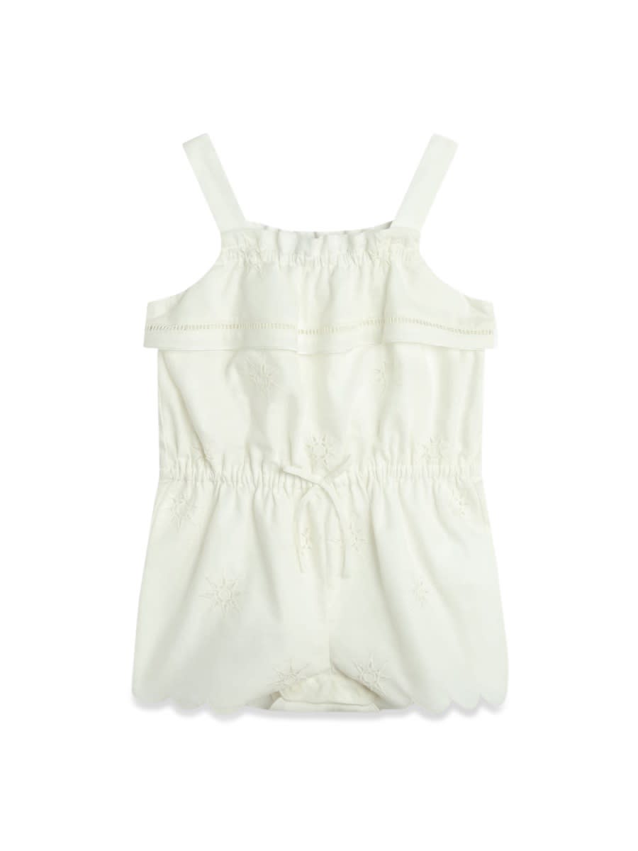 Chloé Babies' Jumpsuit-short In White