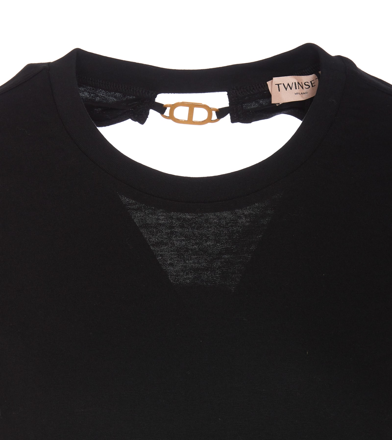 Shop Twinset T-shirt In Black