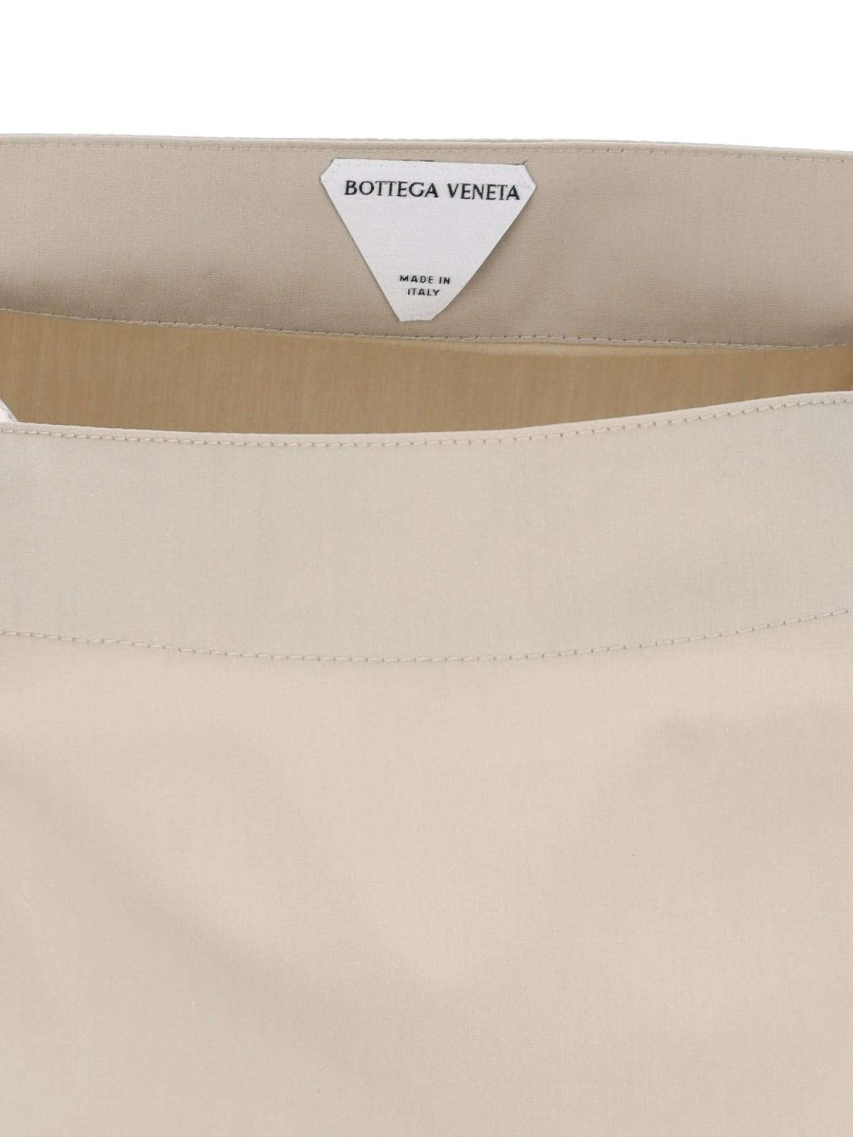 Shop Bottega Veneta Cutout Details Shirt In Beige