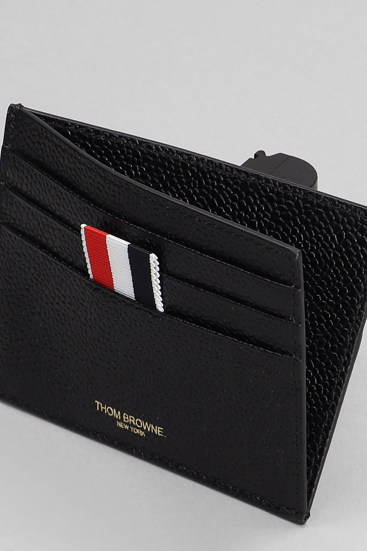 Shop Thom Browne Wallet In Black Leather