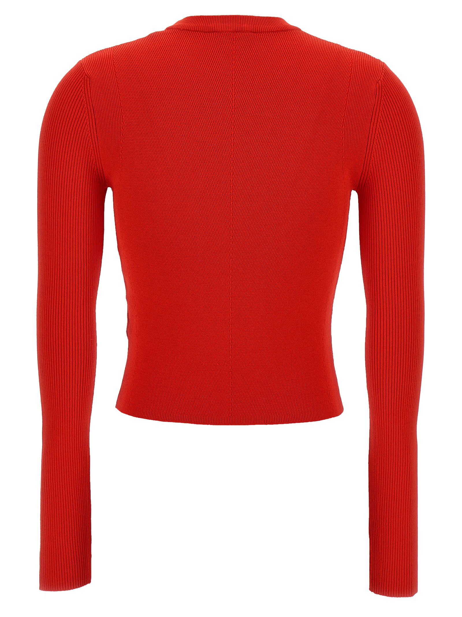 Shop Diesel M-valari Top In Rosso