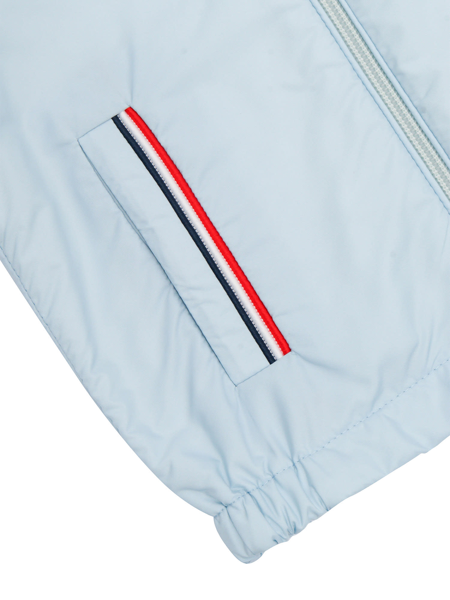 Moncler Granduc Hooded Shell-down Puffer Jacket 9-36 Month In Blue