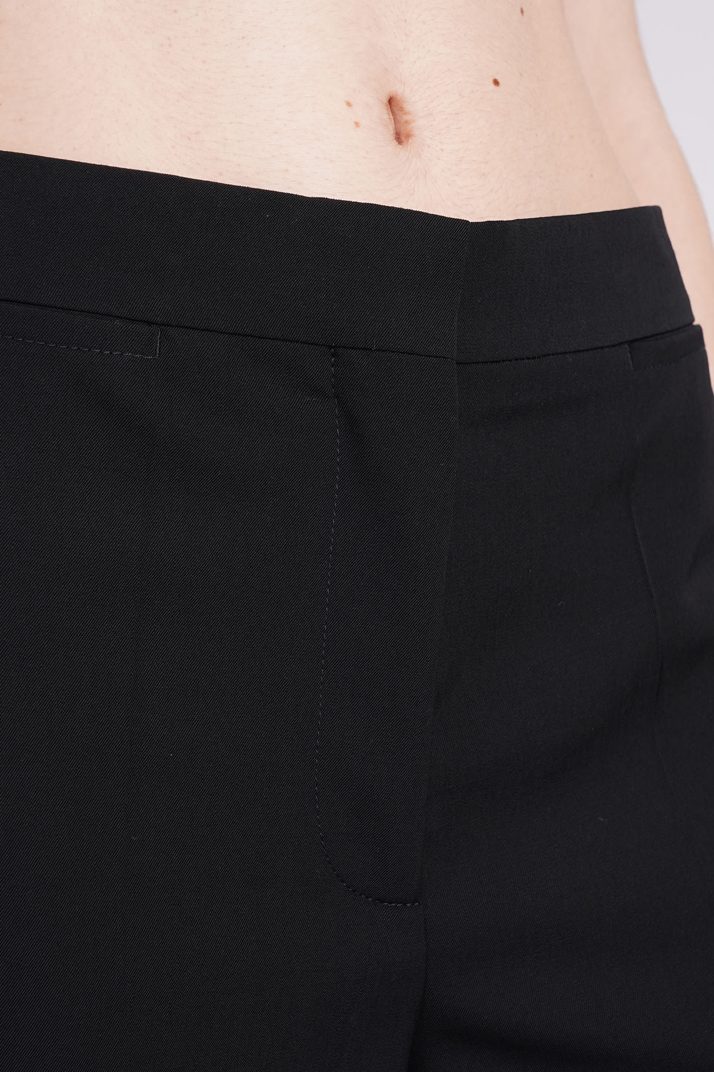 Shop Stella Mccartney Pants In Black Wool