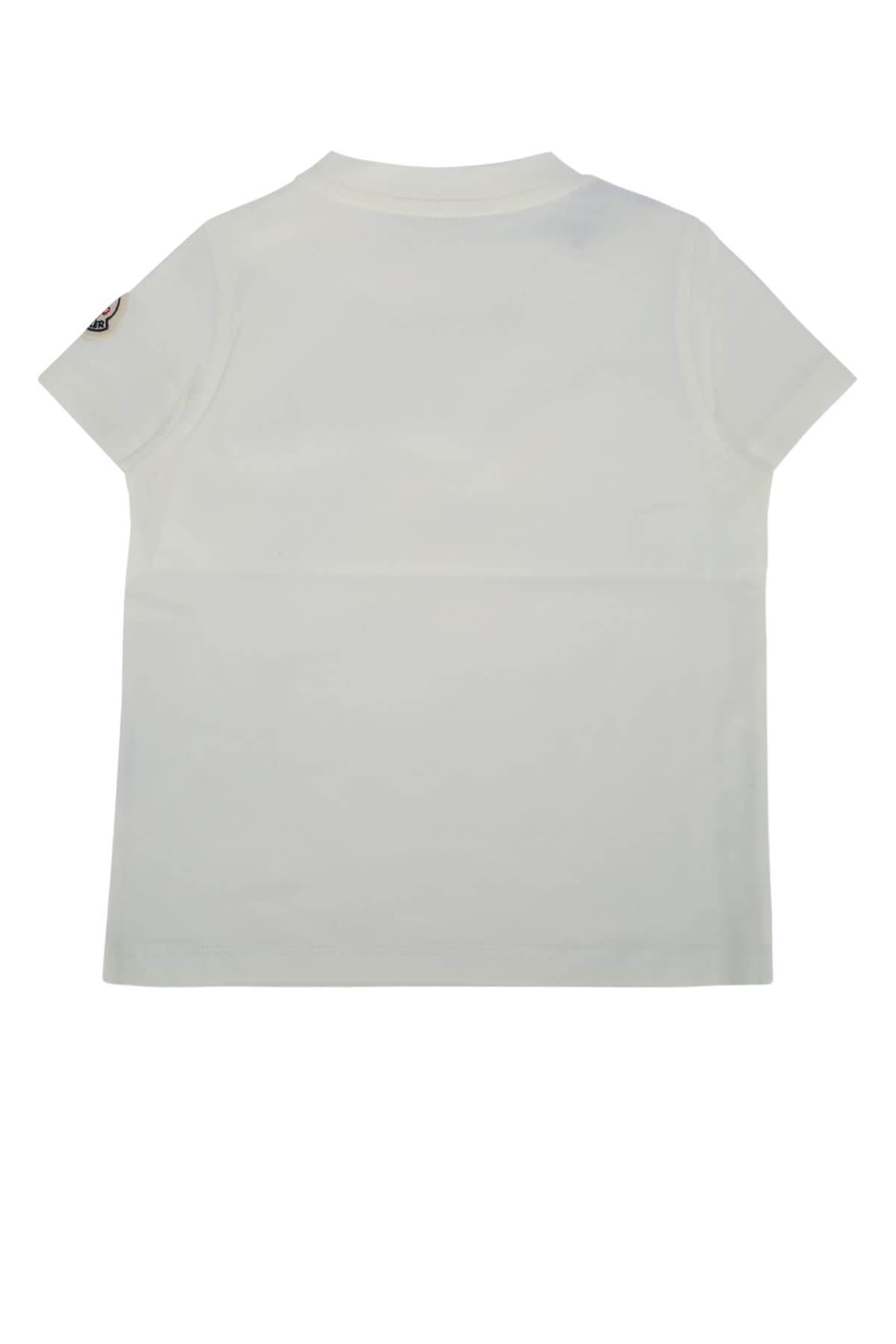 Moncler Baby Ss T-shirt In Gray