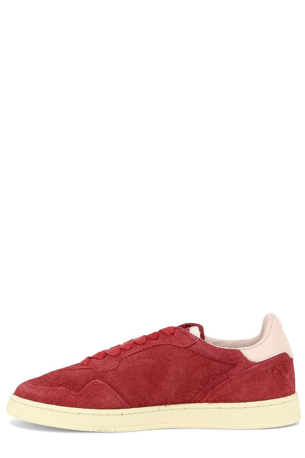 Shop Autry New Flat Low Sneakers In Rosso