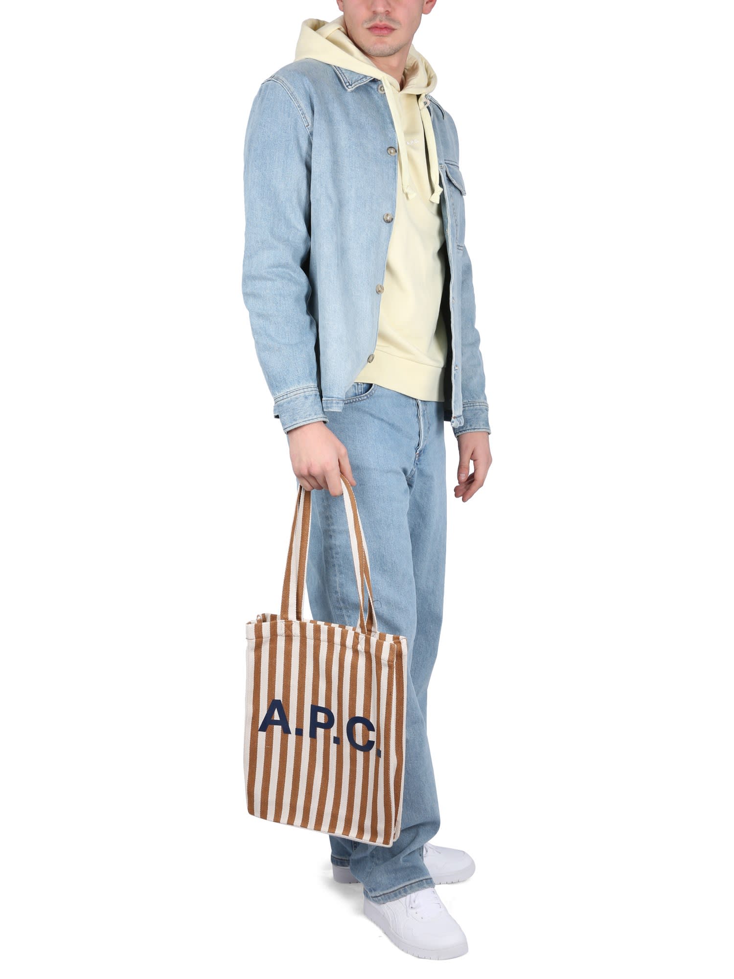 Apc A.p.c. Larry Sweatshirt In Yellow