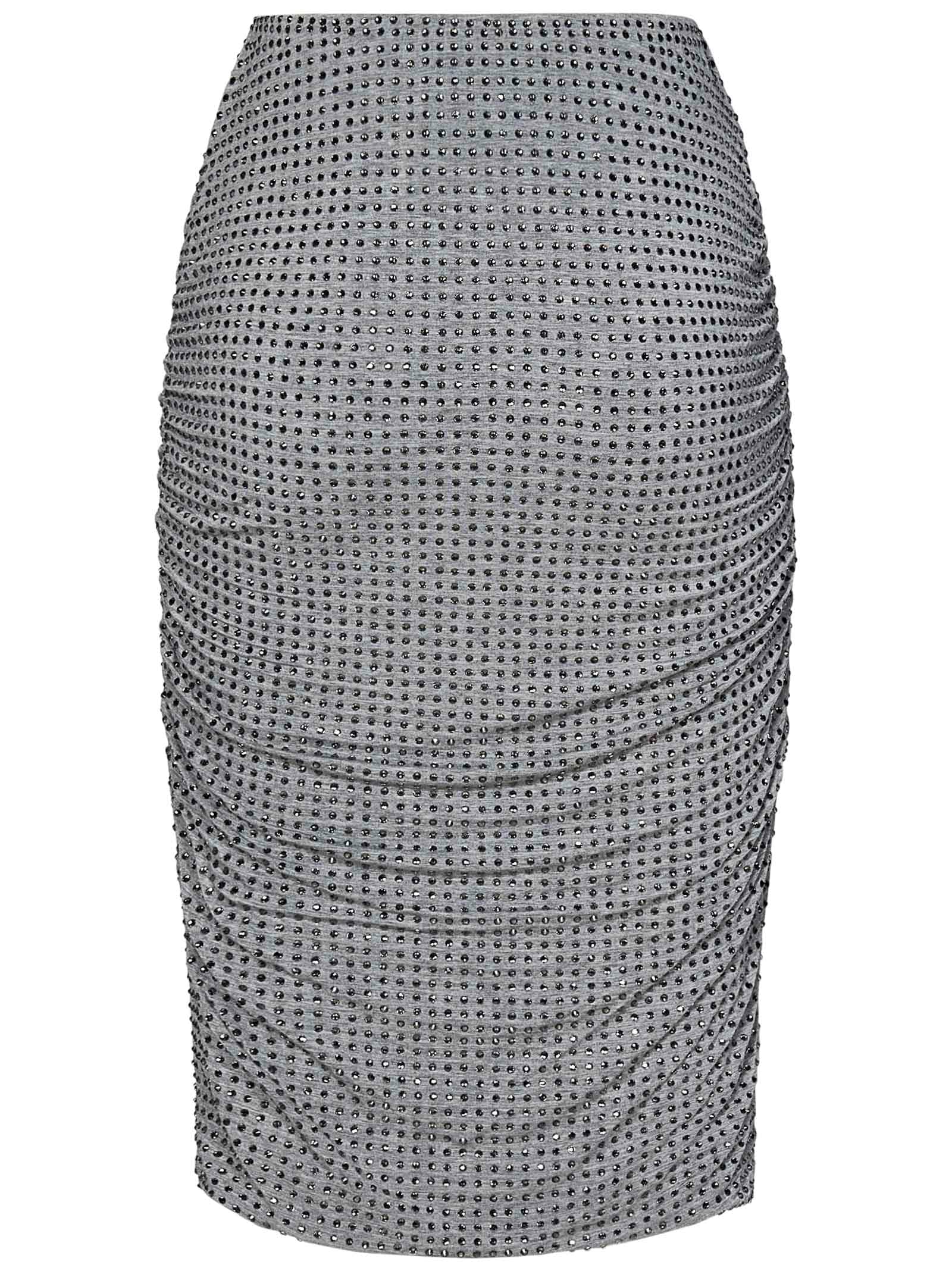 Shop Pinko Kedrin Skirt In Grey