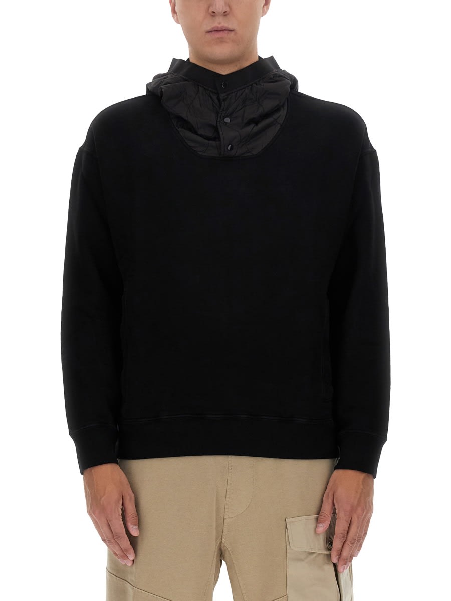 Shop Ten C Hoodie In Black