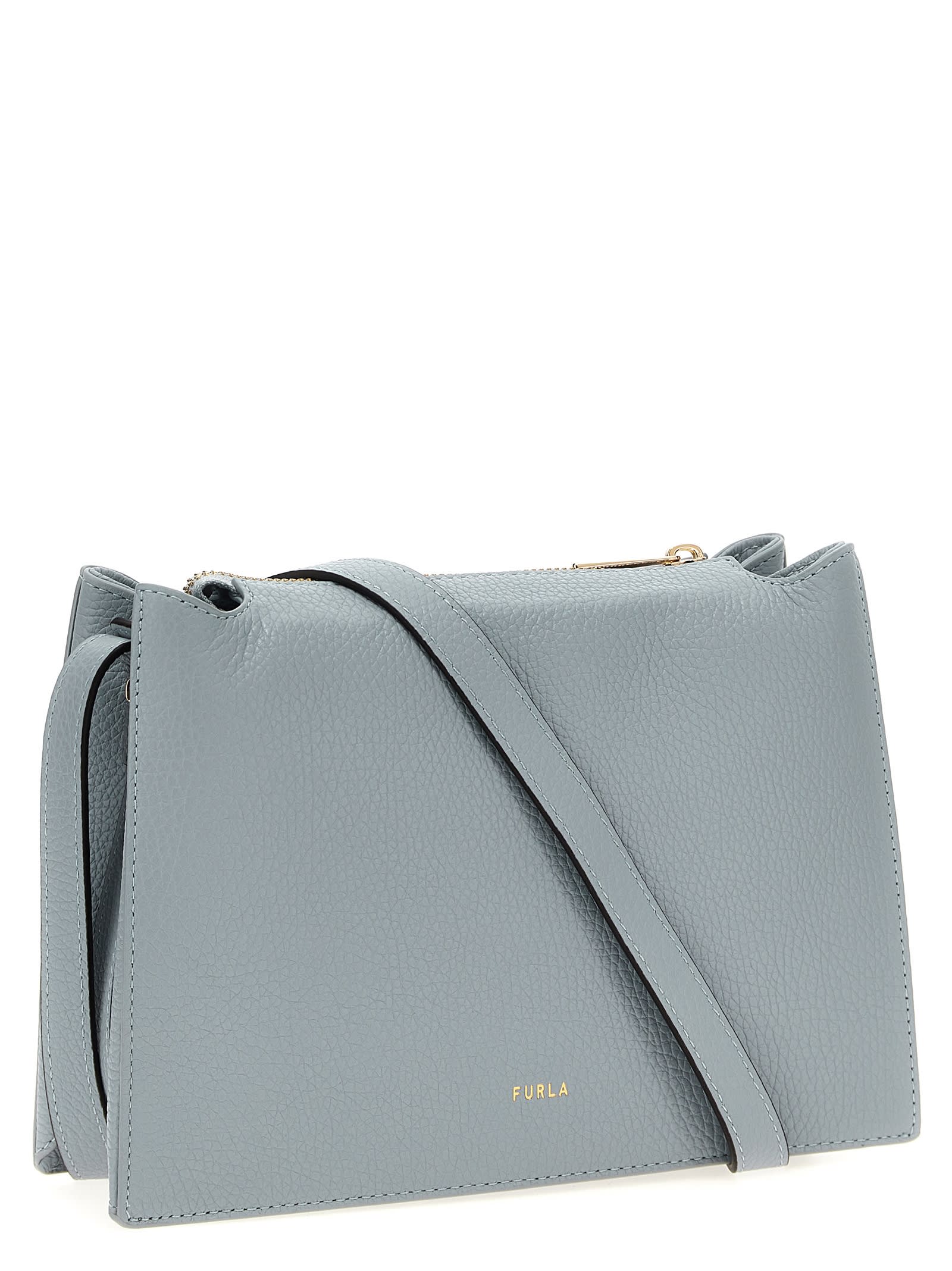 Furla Nuvola S Crossbody Bag In Light Blue