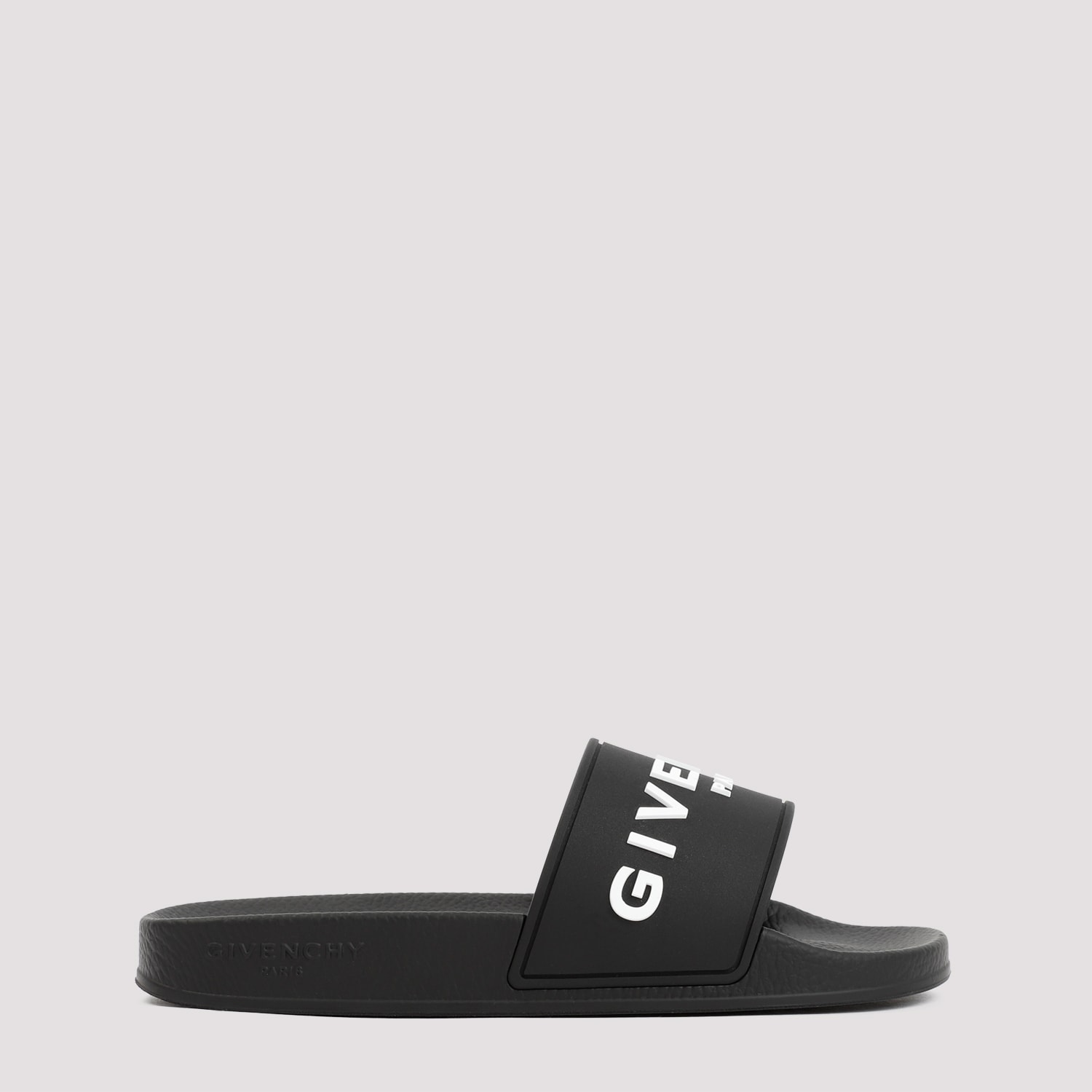 Logo Flat Slide Sandals