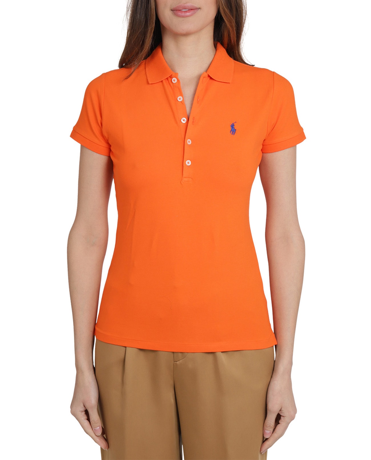 Ralph Lauren Orange Julie Polo Shirt