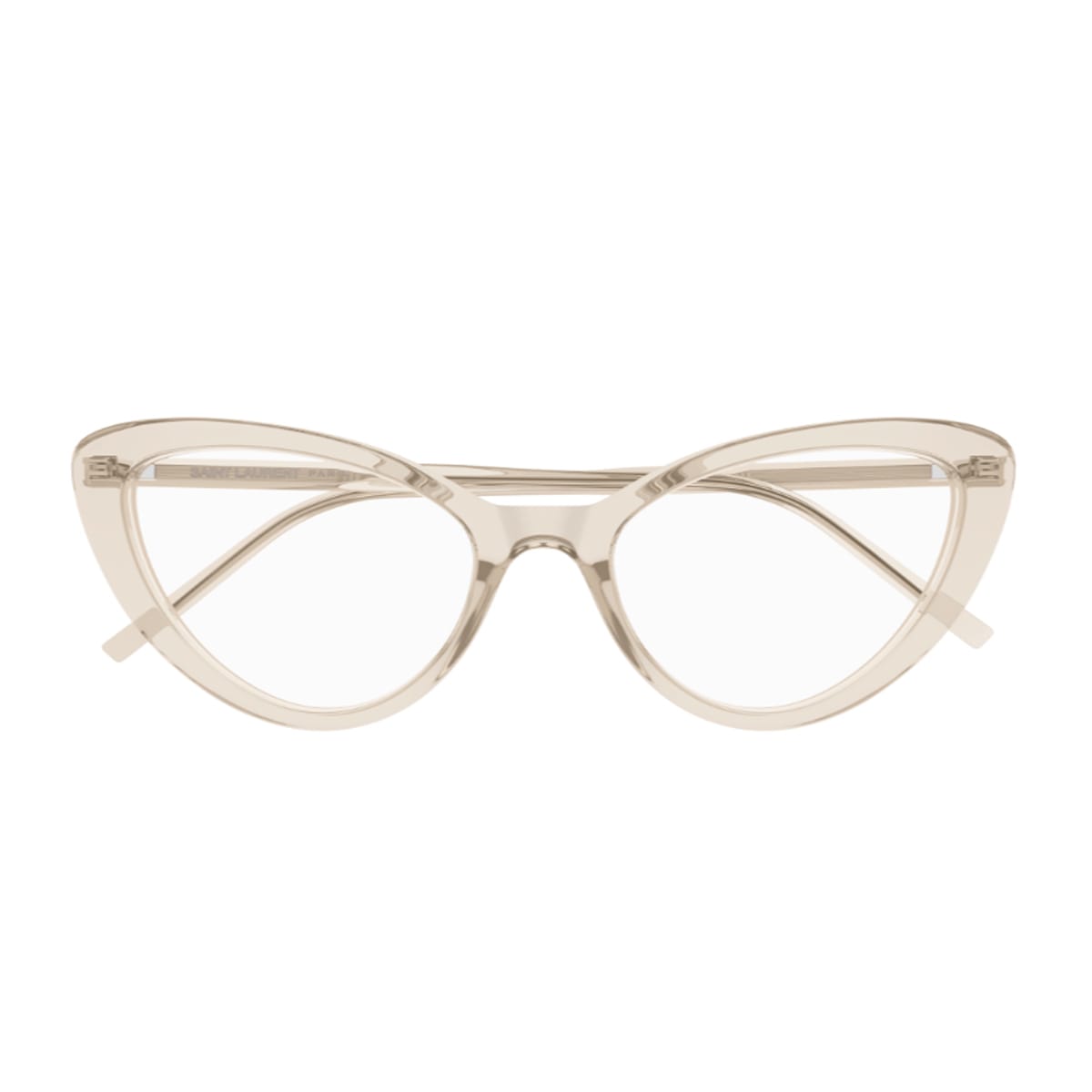 Saint Laurent Sl 777 Sl Logo 004 Beige Trasparente Glasses