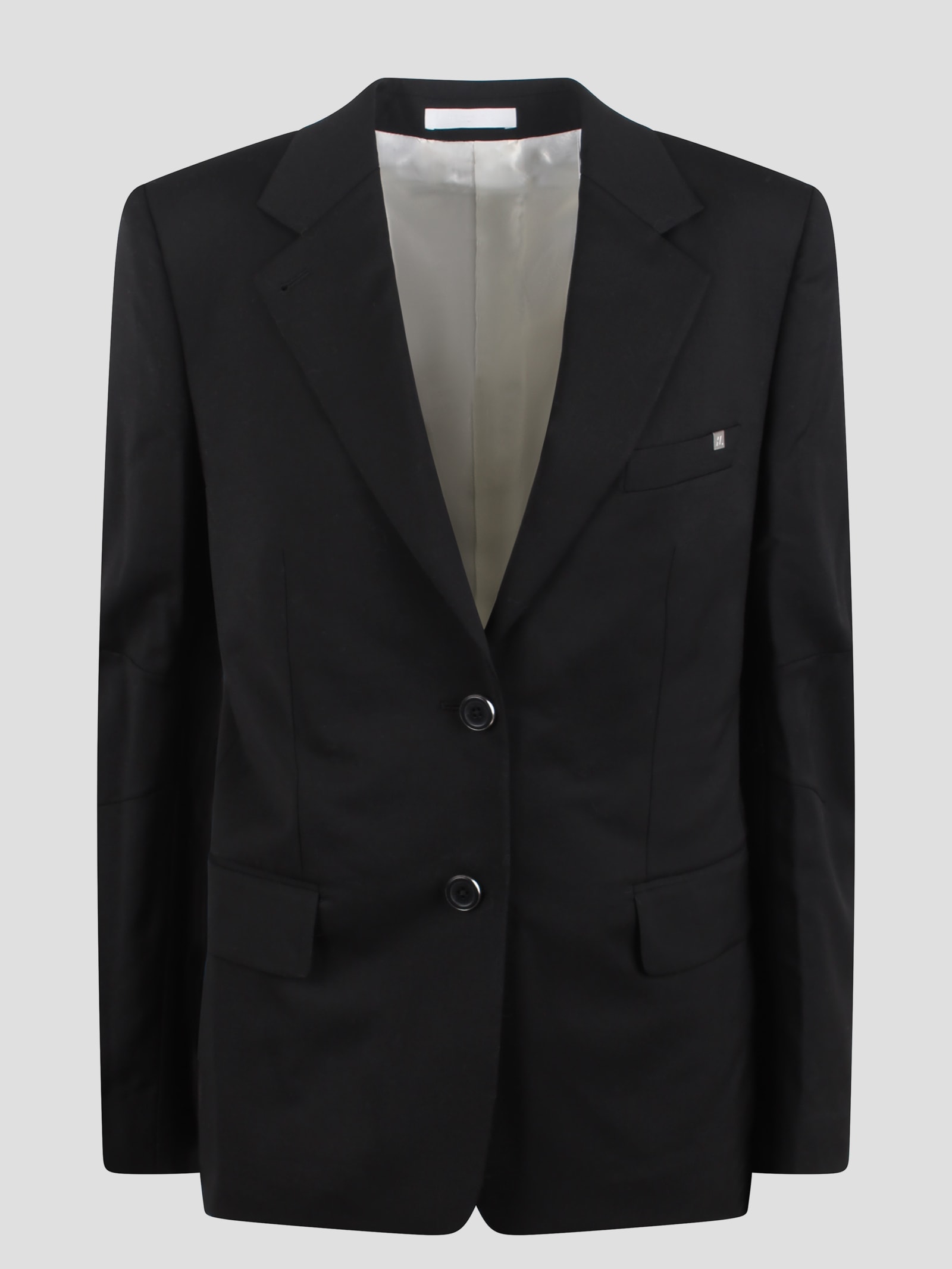 Shop Helmut Lang Curved Classic Blazer