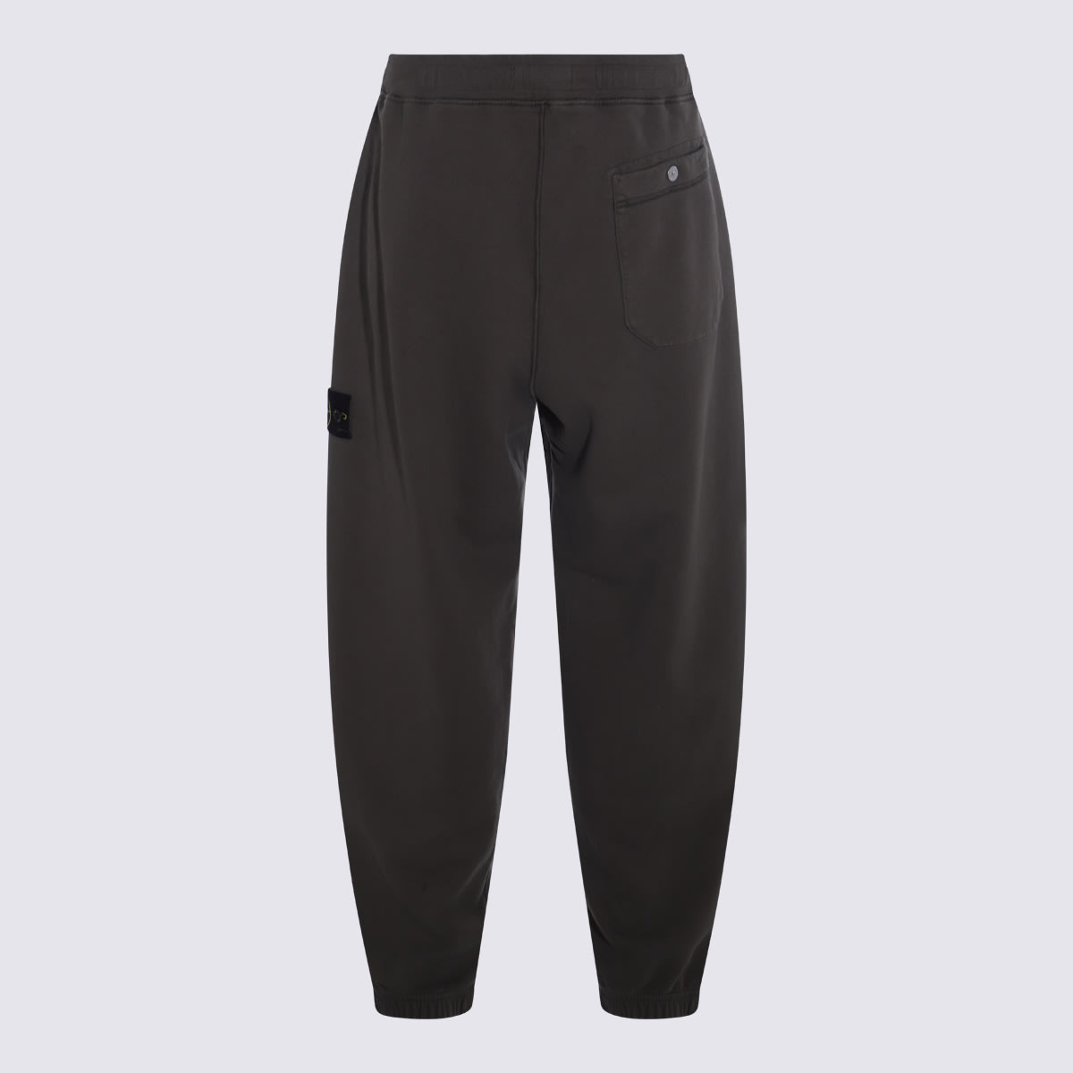 Stone Island Comfortable Trousers With Elastic Waistband And Side Pockets In Gray