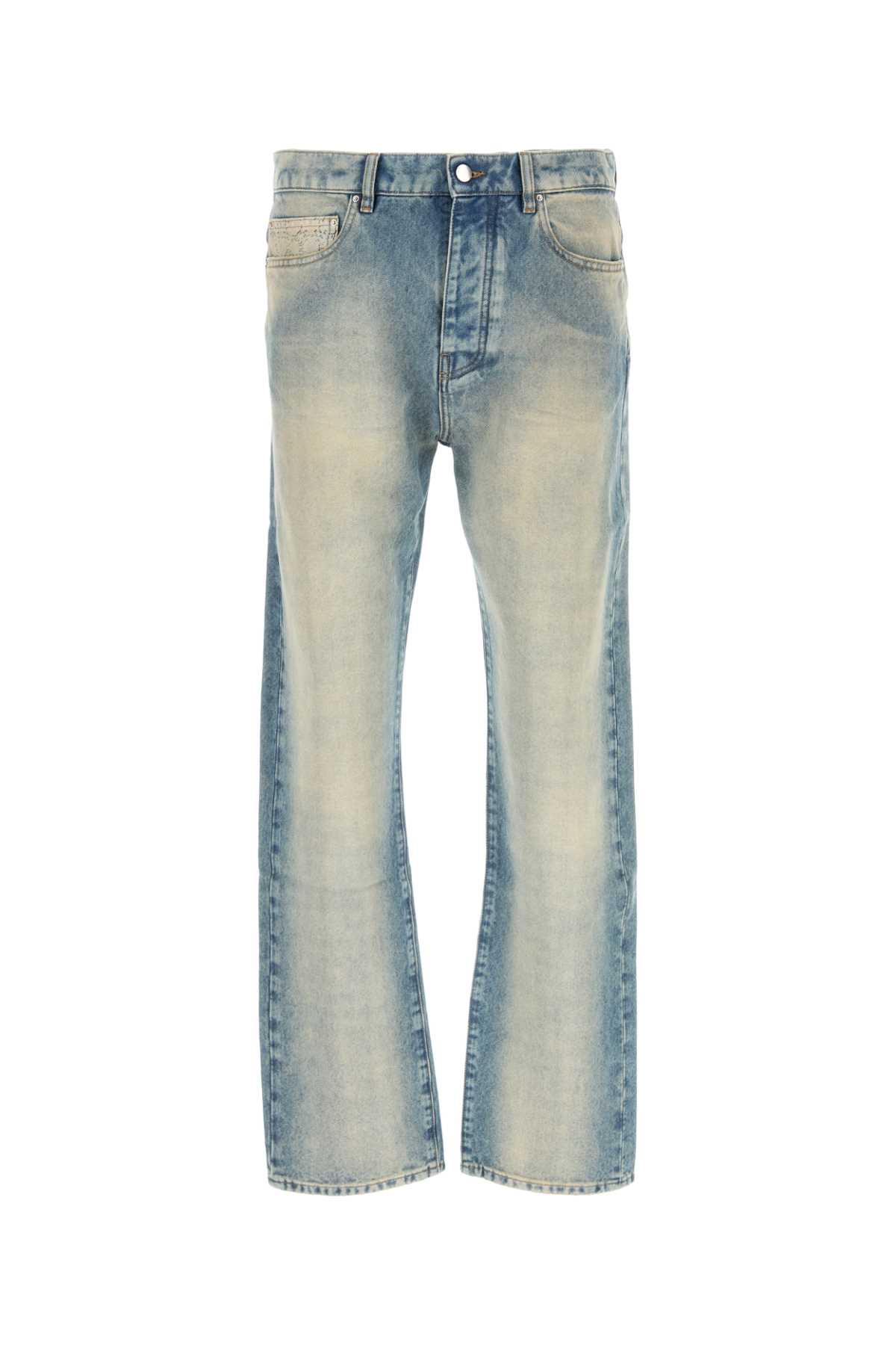 Shop Amiri Denim Ma Quad Jeans In Antiqueindigo