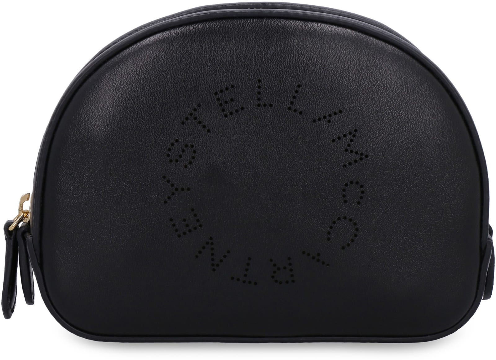 Shop Stella Mccartney Stella Logo Wash Bag In Black