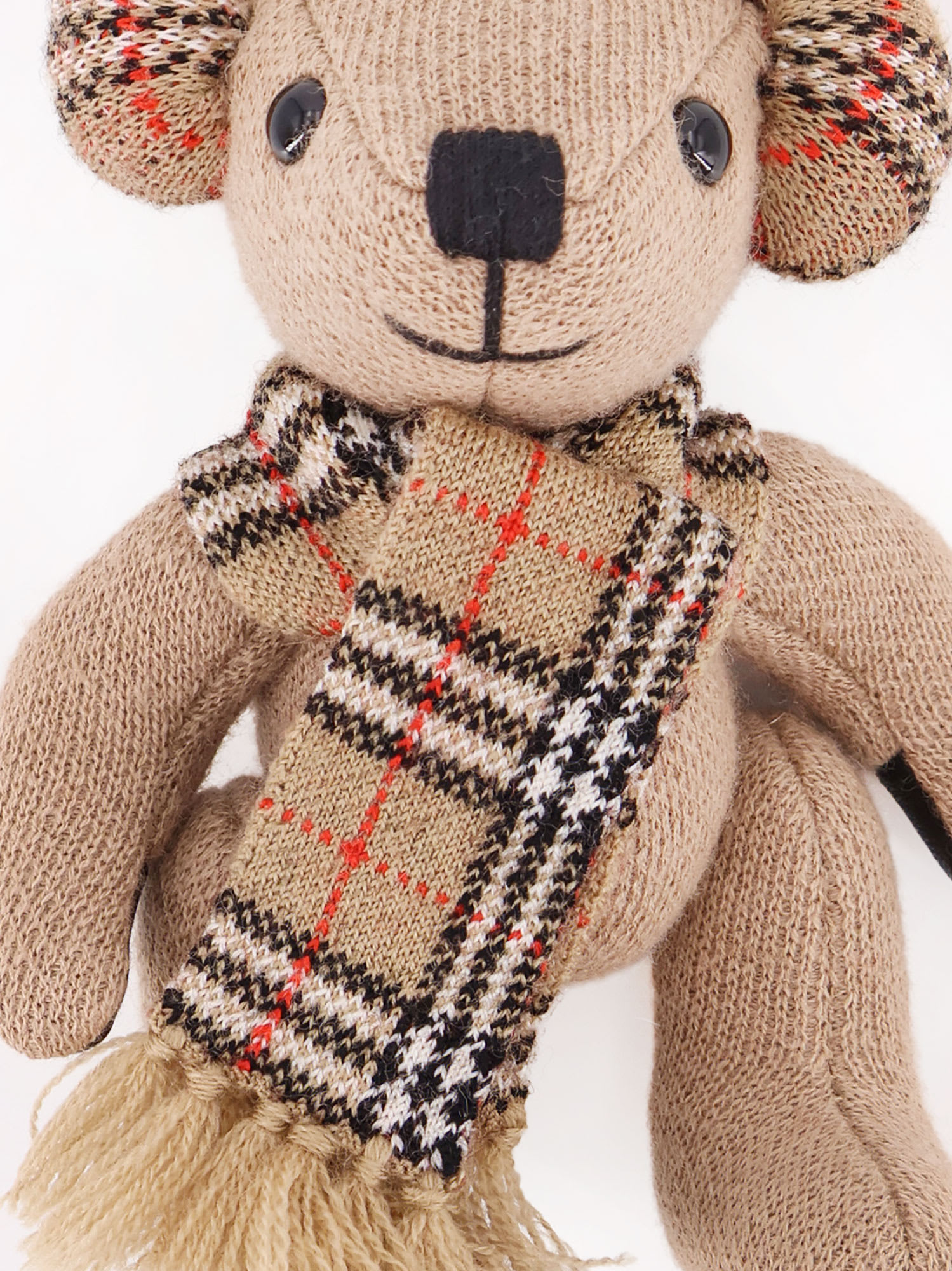 Burberry Men Wool And Cashmere Keyring In Neutral