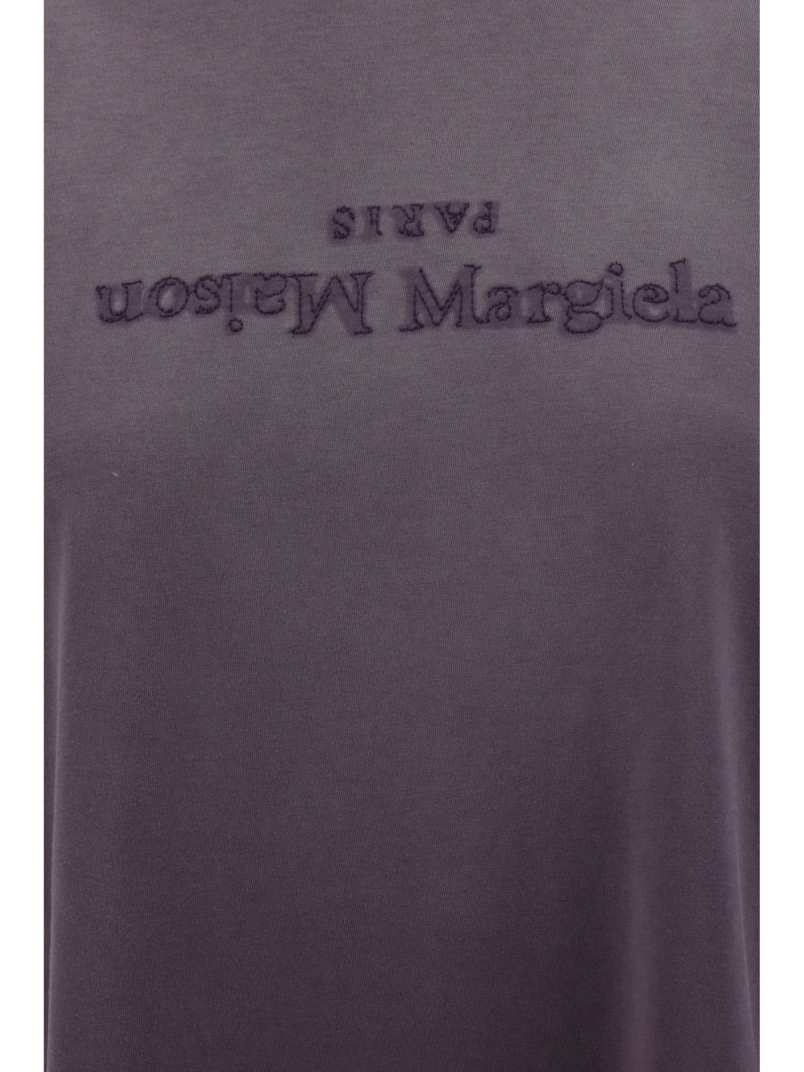 Shop Maison Margiela T-shirt In Purple