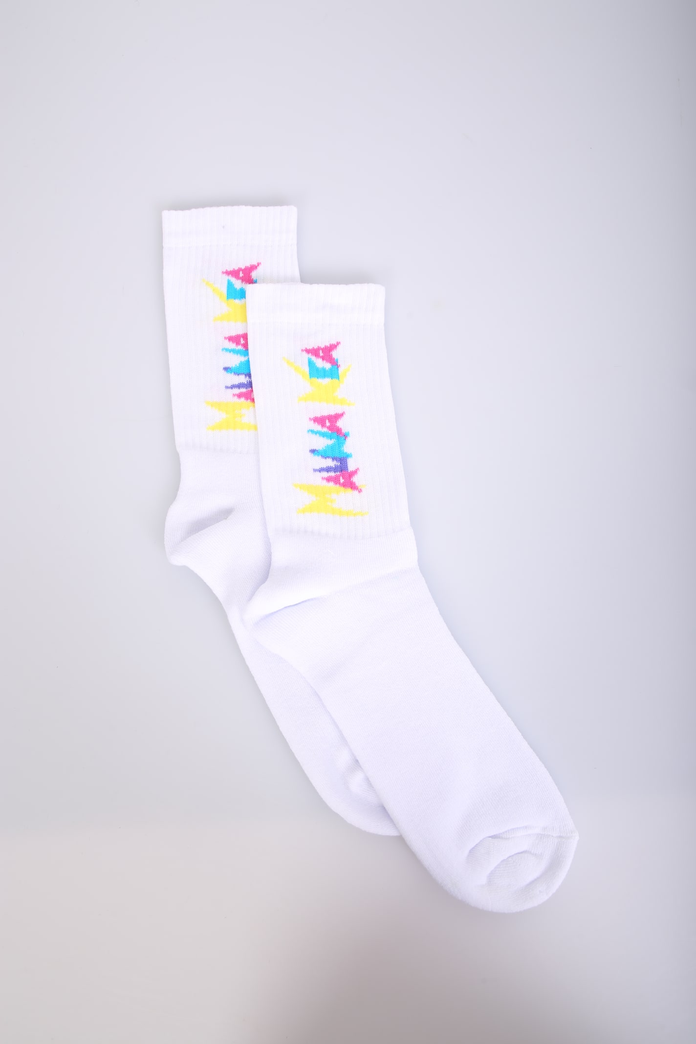Multicolor Logo Socks