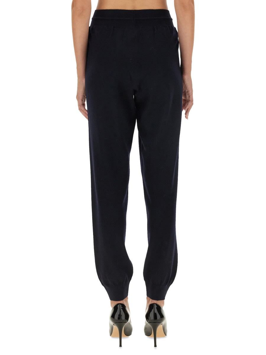 Shop Fabiana Filippi Wool Jogging Pants In Blue