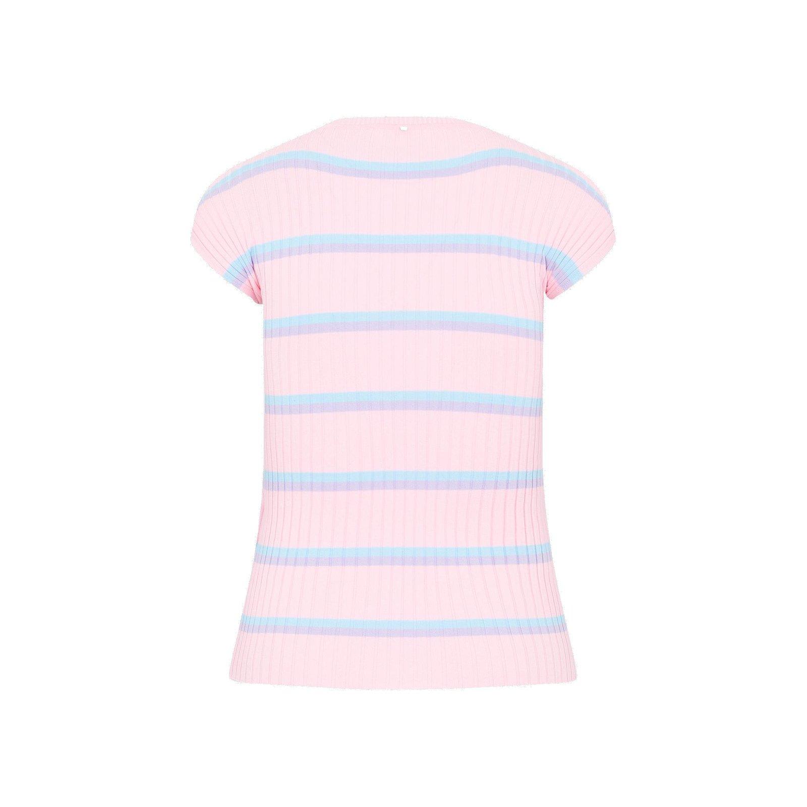 Shop Sportmax Striped Crewneck Sweater