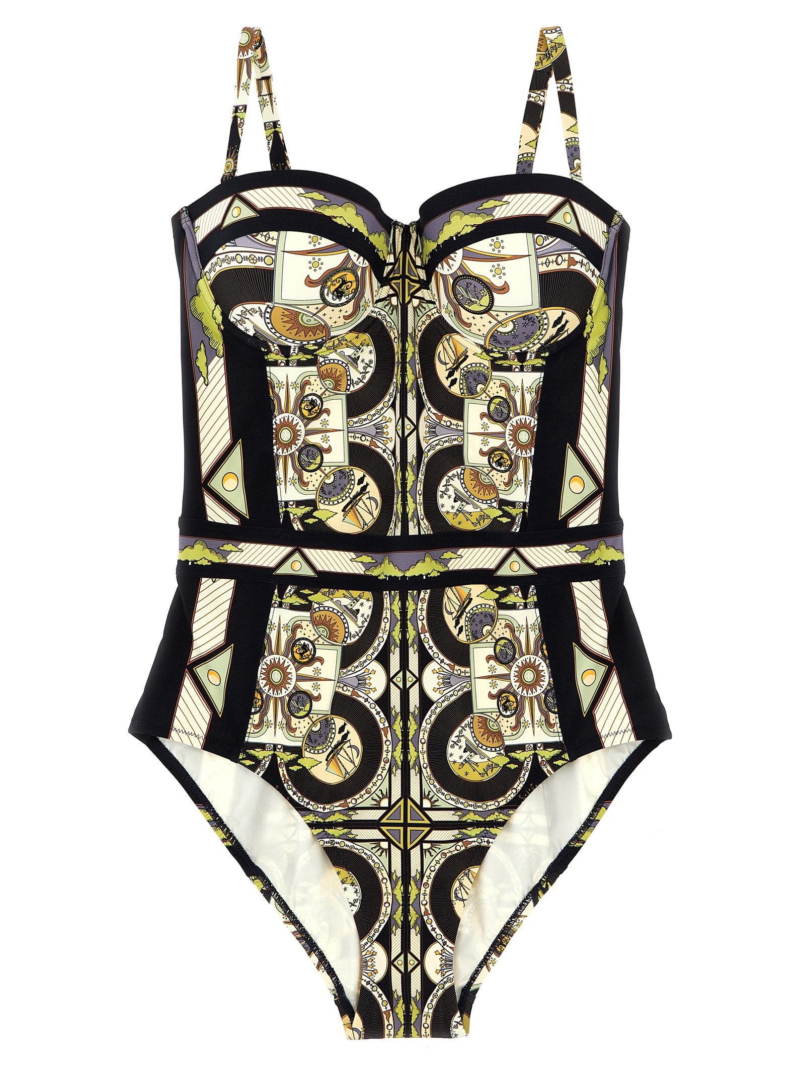 One-piece Swimsuit With All-over Print