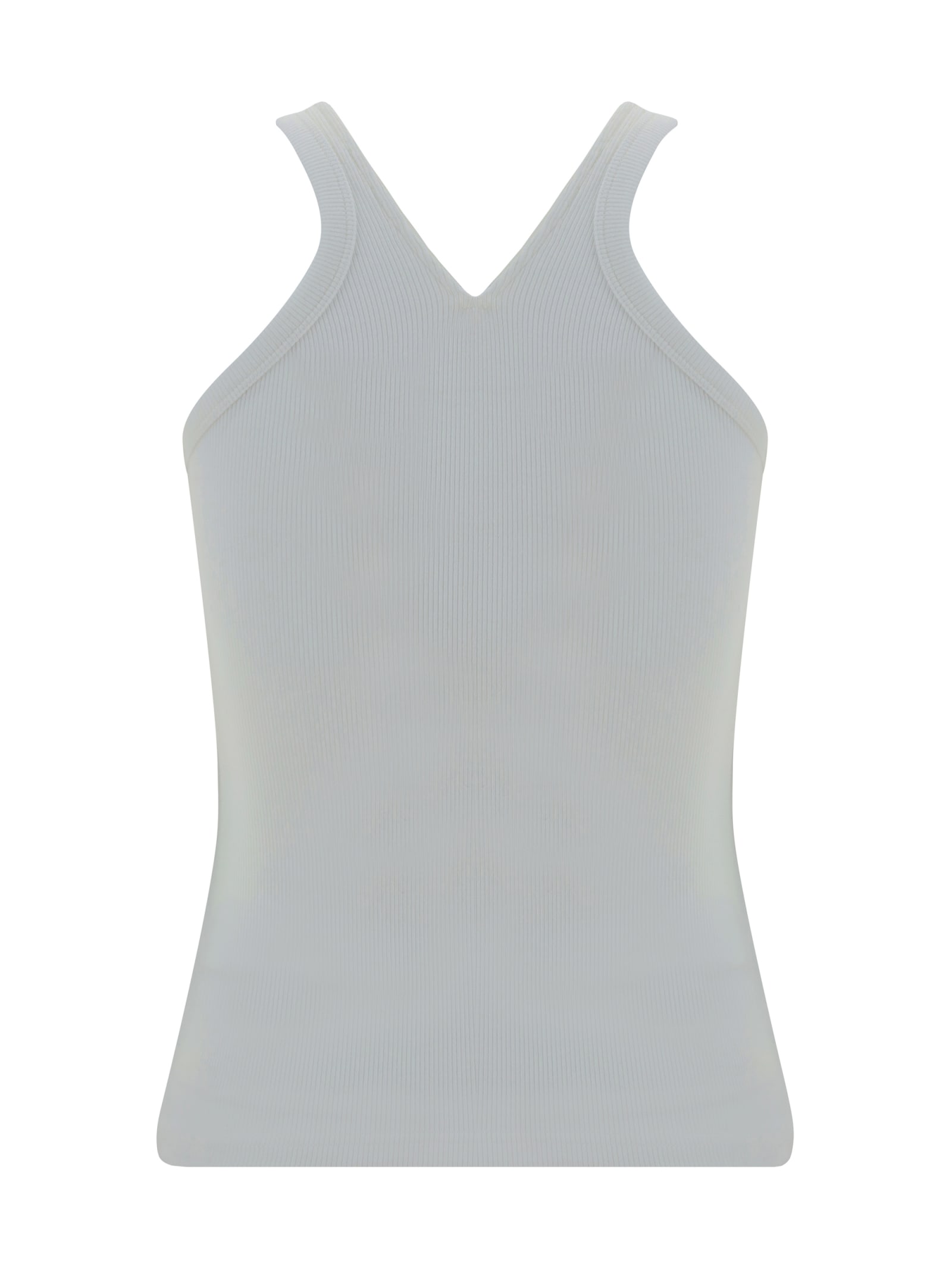 Shop Courrèges Criss Cross Top In Heritage White