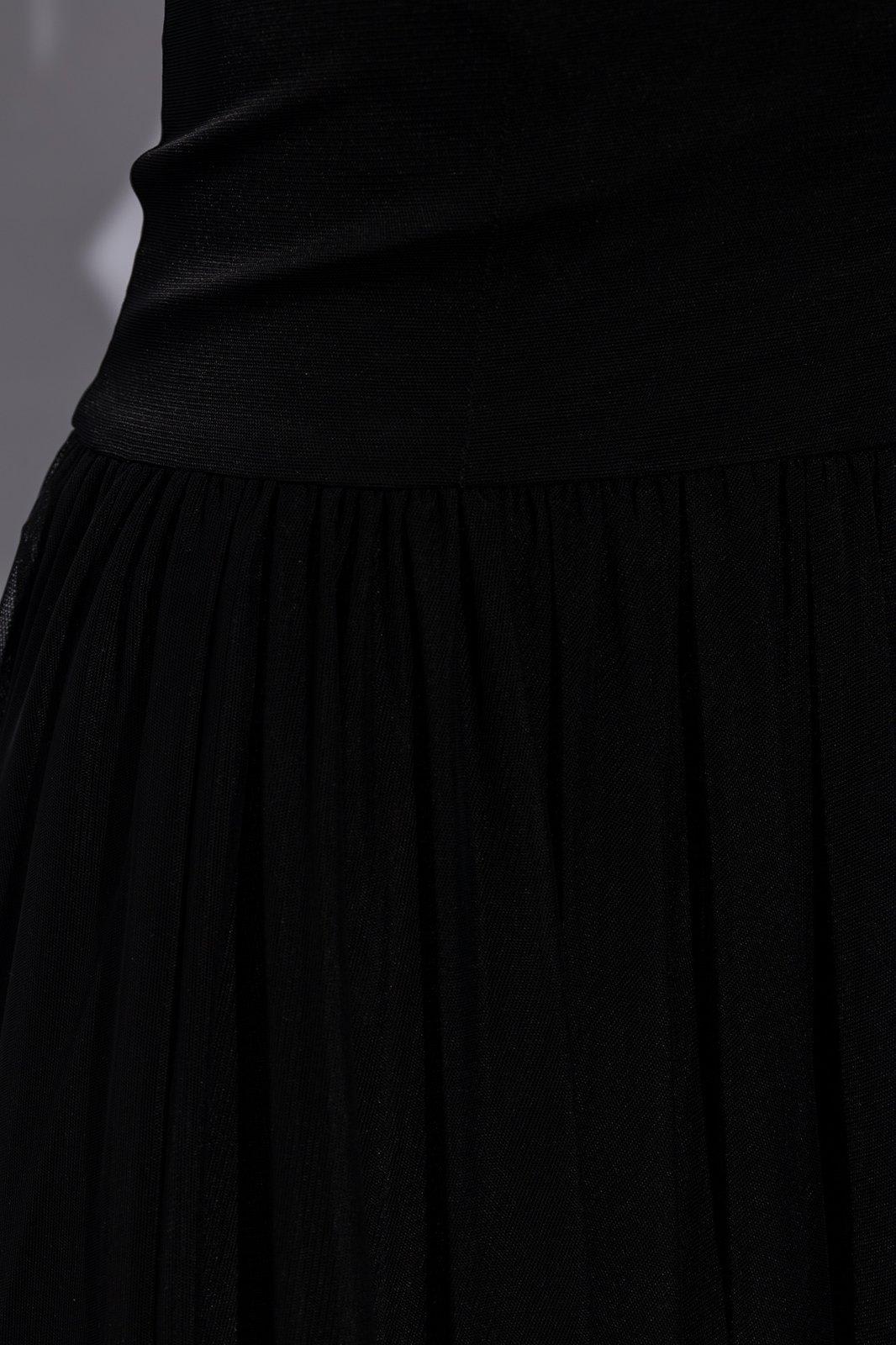 Dolce & Gabbana Long Sheer Dress In Nero