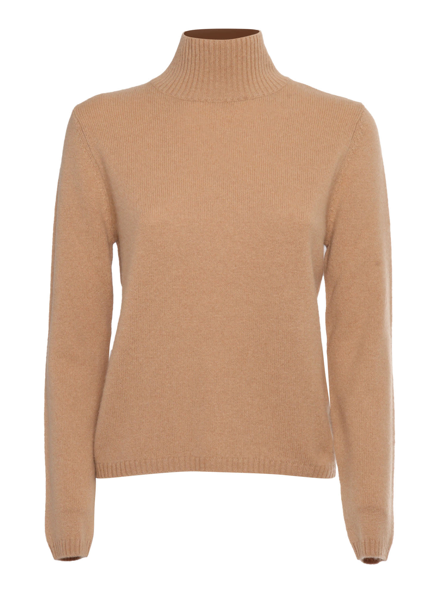 Shop Kangra Regular Fit Turtleneck Sweater In Brown