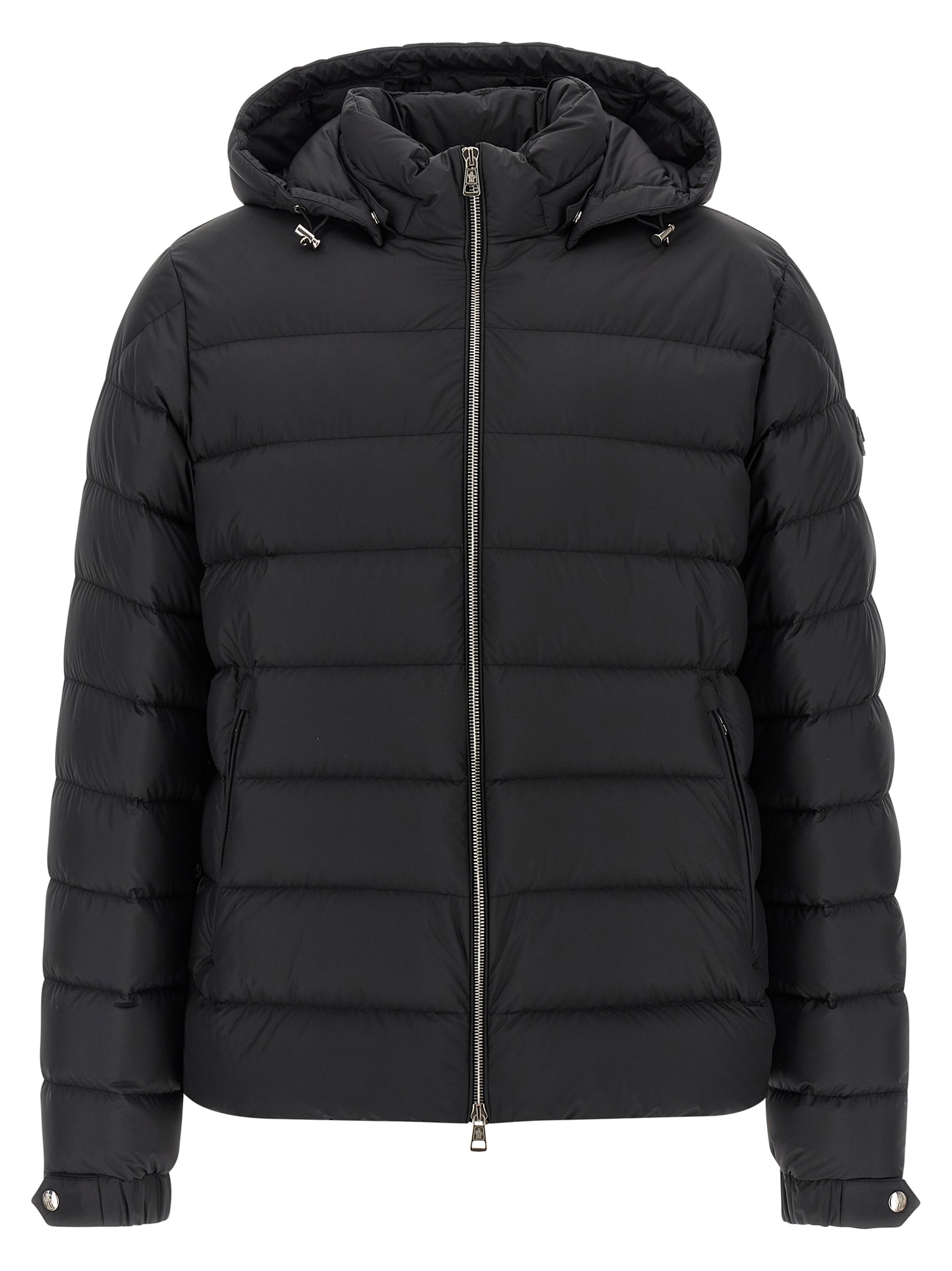 Moncler Arneb Lightweight Micro Chic Down Jacket In Black