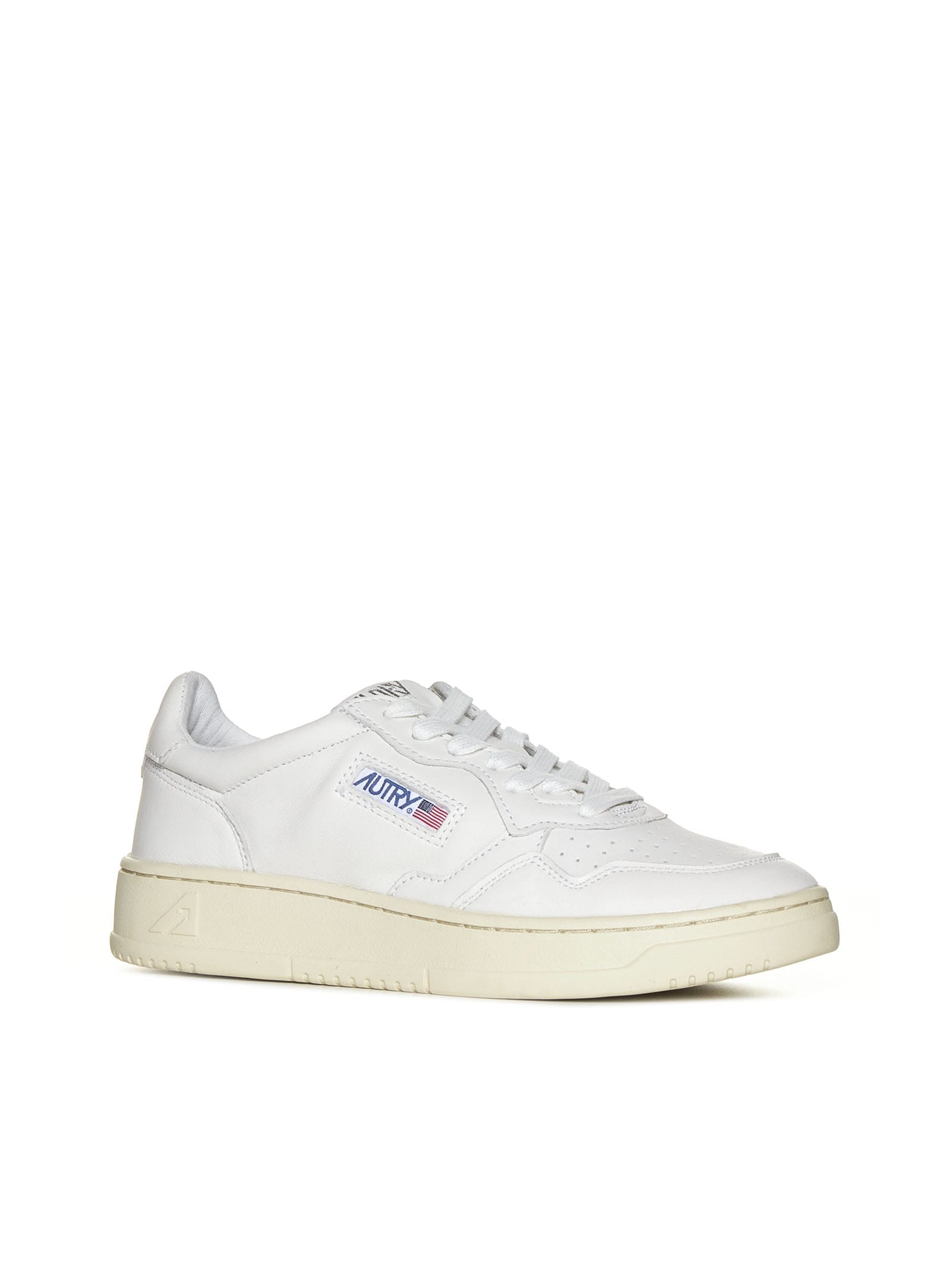 Shop Autry Sneakers In Goat/goat White