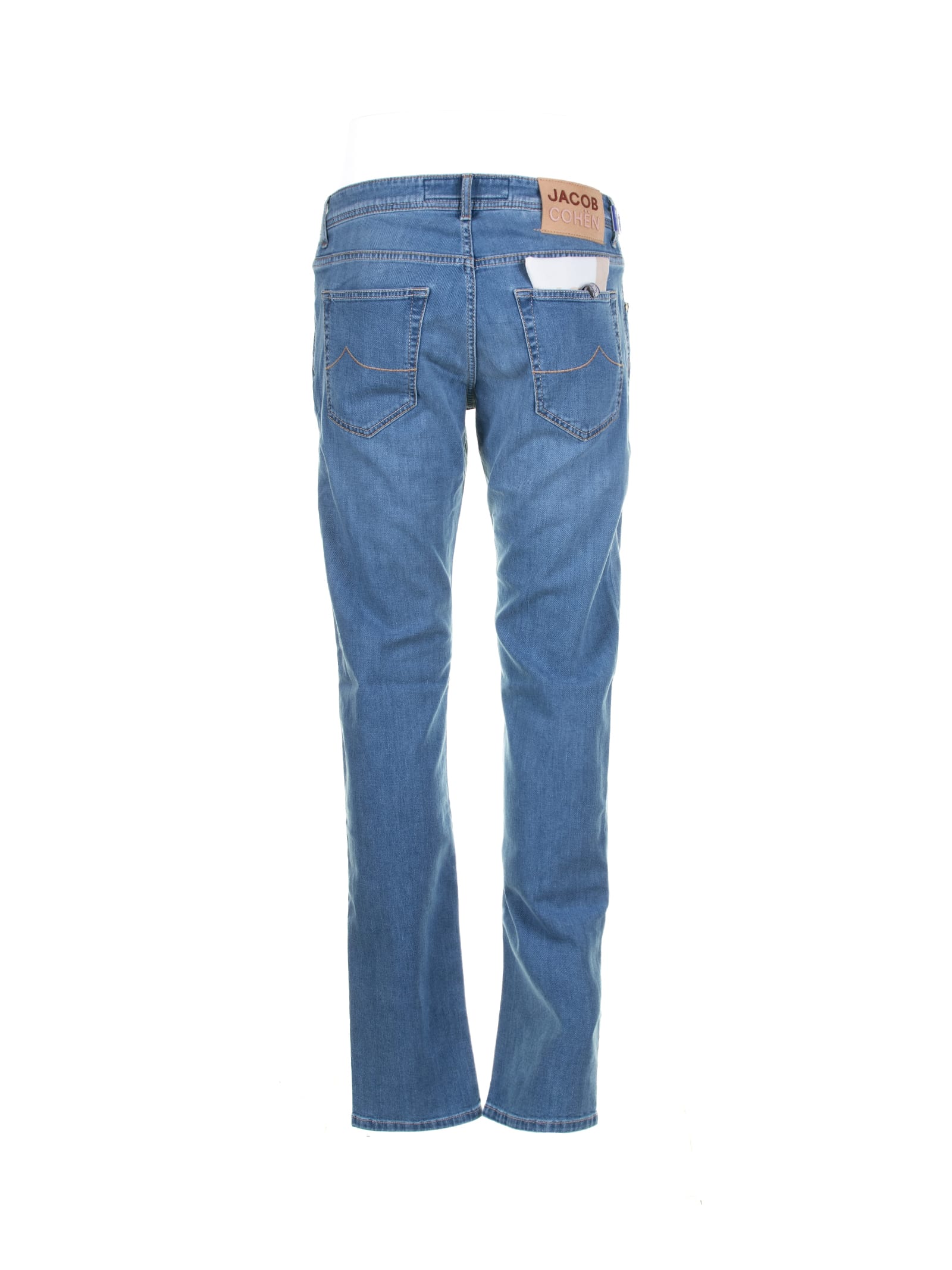 Shop Jacob Cohen Jeans In Light Blue Denim In Azzurro