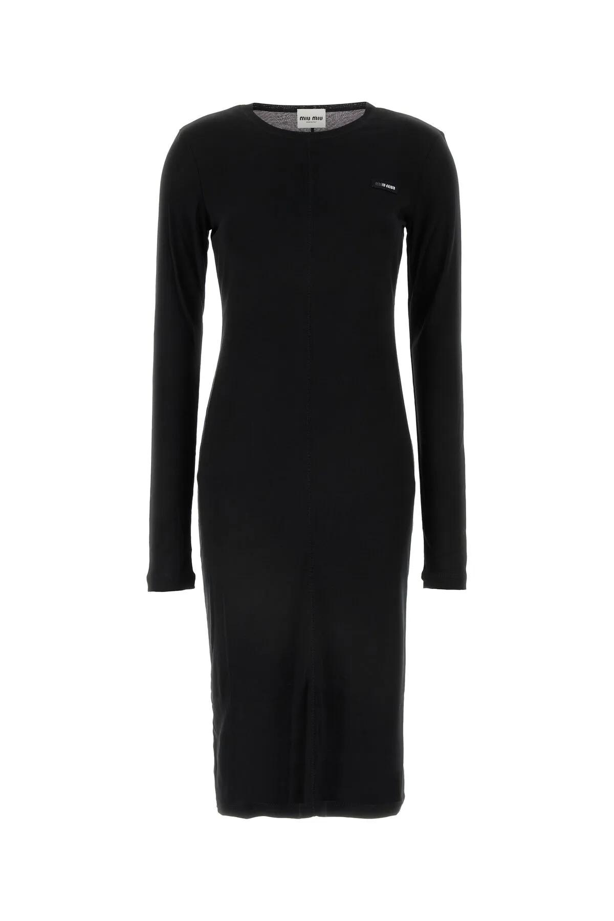 Black Jersey Dress