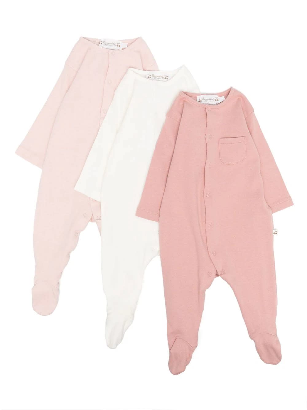 Shop Bonpoint Cosima Pajamas Set In Faded Pink