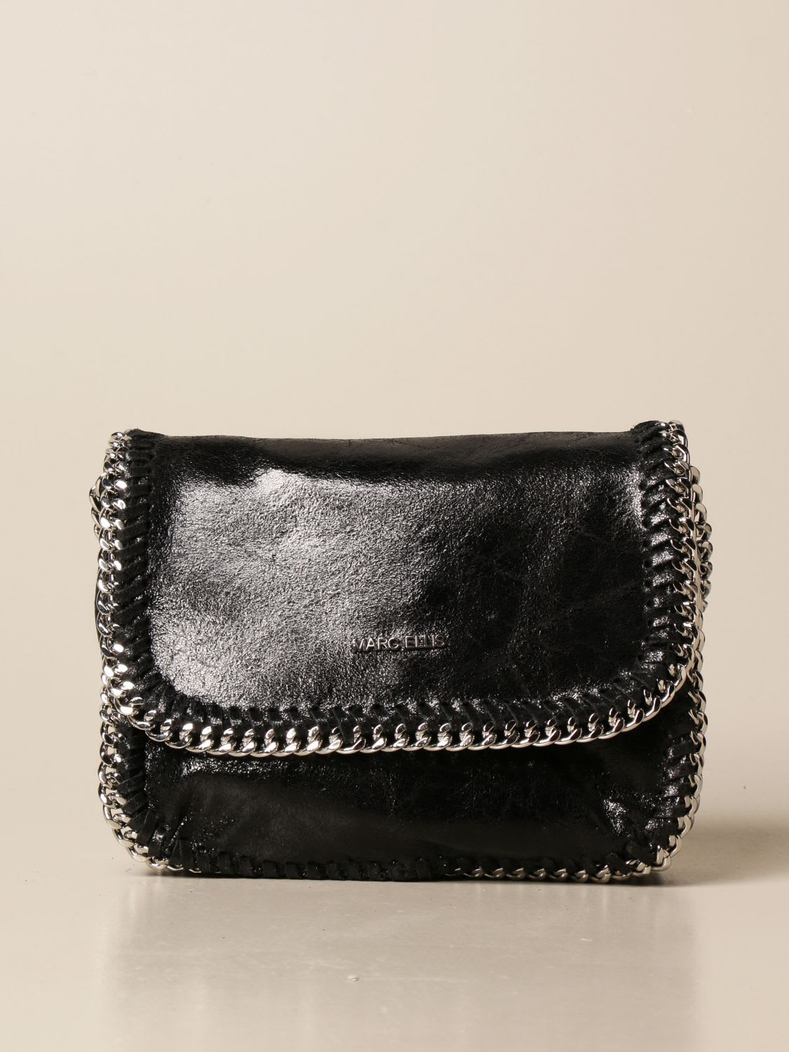 Marc Ellis Shoulder Bag Winona Marc Ellis Bag In Textured Leather With Chain