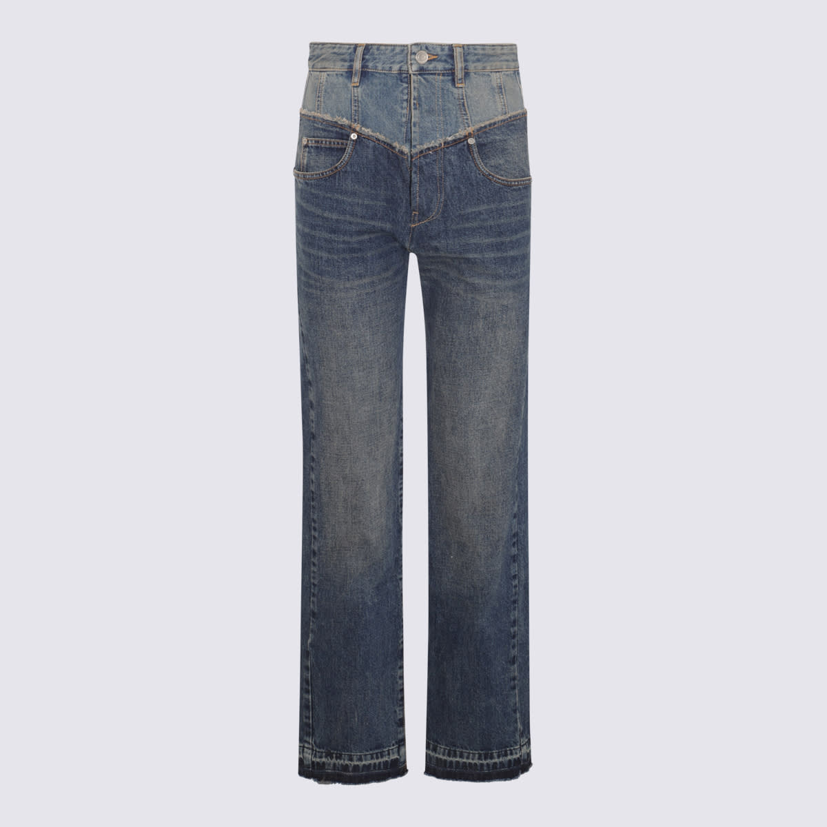 Shop Isabel Marant Dark Blue Denim Jeans
